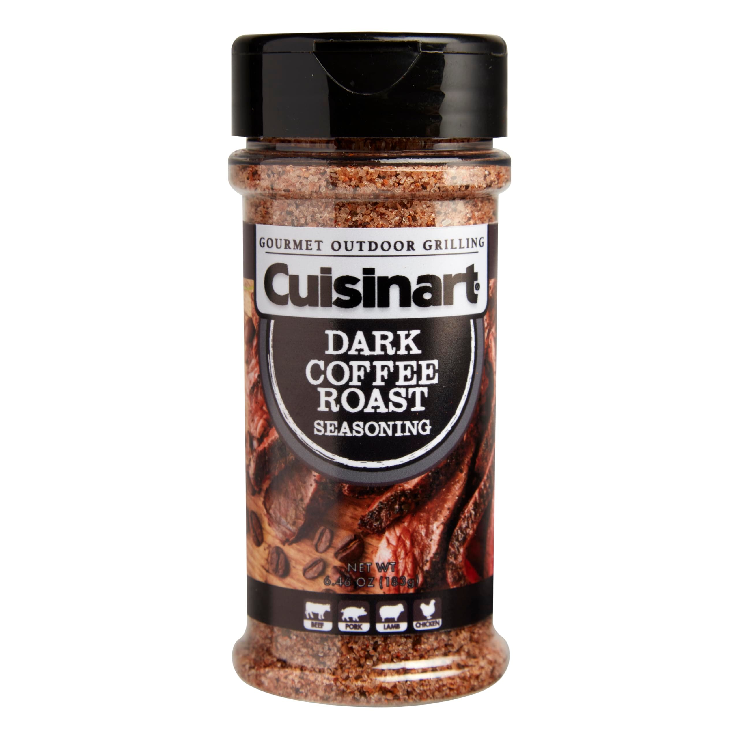 Cuisinart Dark Coffee Roast Seasoning - Caramel, Garlic, and Bourbon Notes - CGSS-120