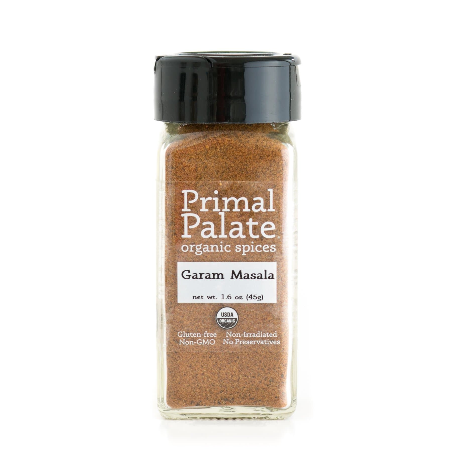 Primal PalateOrganic Spices Garam Masala, Certified Organic, 1.6 oz Bottle