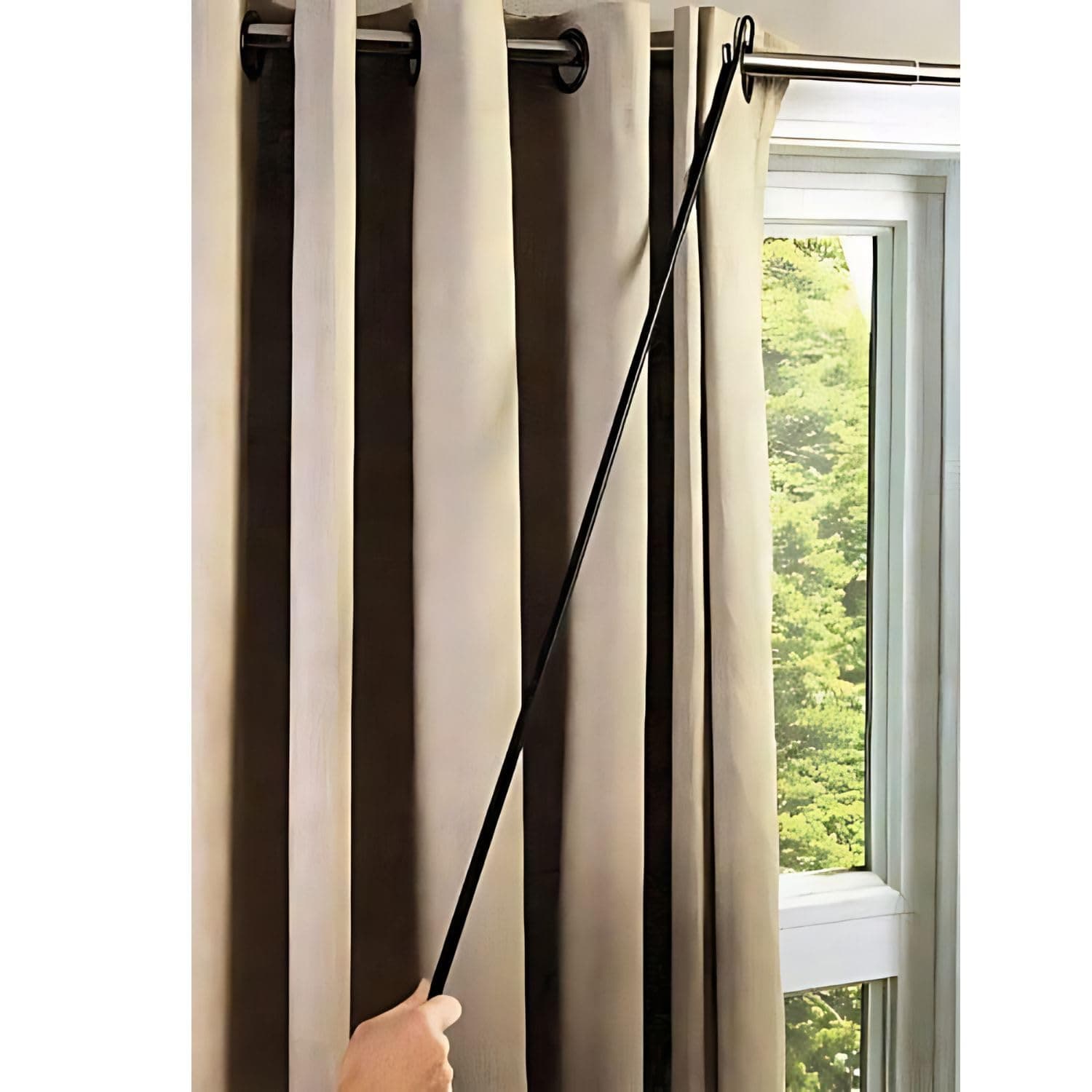 42" UNIVERSAL DRAPERY PULL ROD BY JUMBL