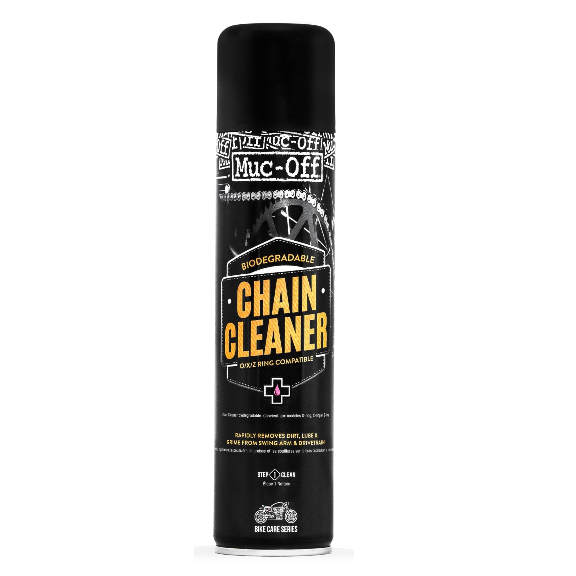 Muc-Off Motorcycle Chain Cleaner, 13.5 fl oz - Chain Cleaner and Degreaser Spray for Motorcycle Cleaning - Motorcycle Cleaner for On and Off-Road