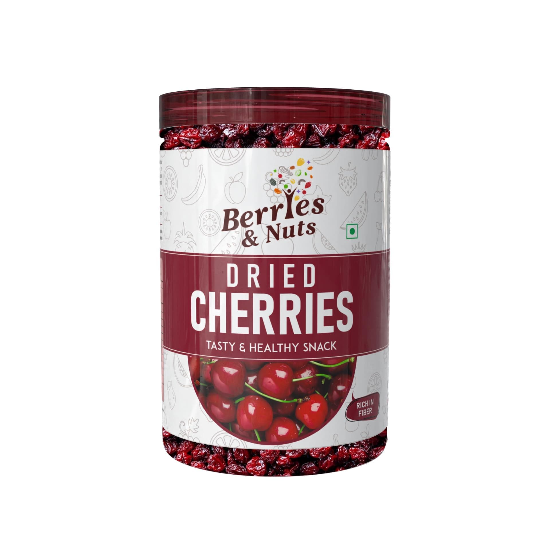 - Berries And Nuts Dehydrated Candied Dried Cherries | Dehydrated Cherry, Dried Berries | 1 Bottle of 200 Grams