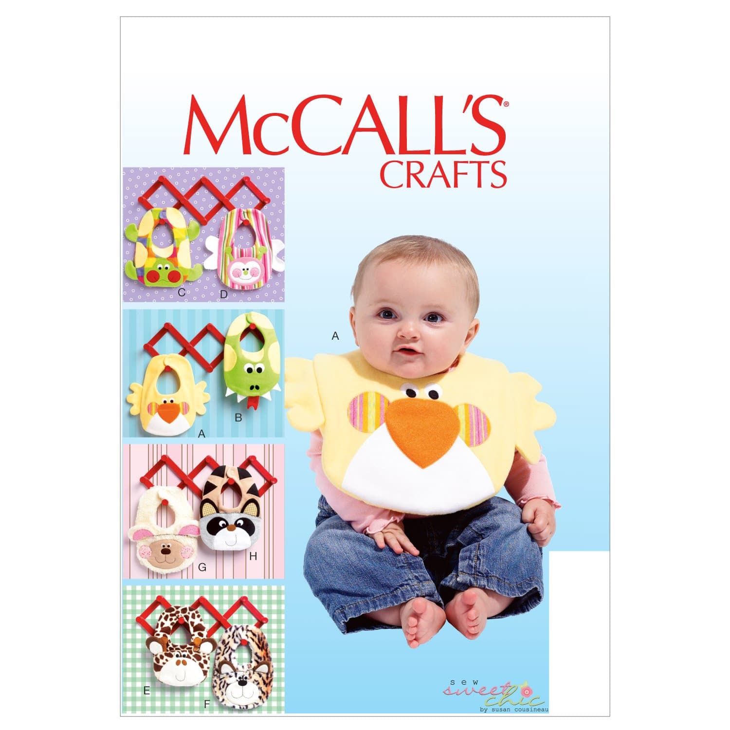 McCall Patterns M6661OSZ M6661 Bibs Sewing Template