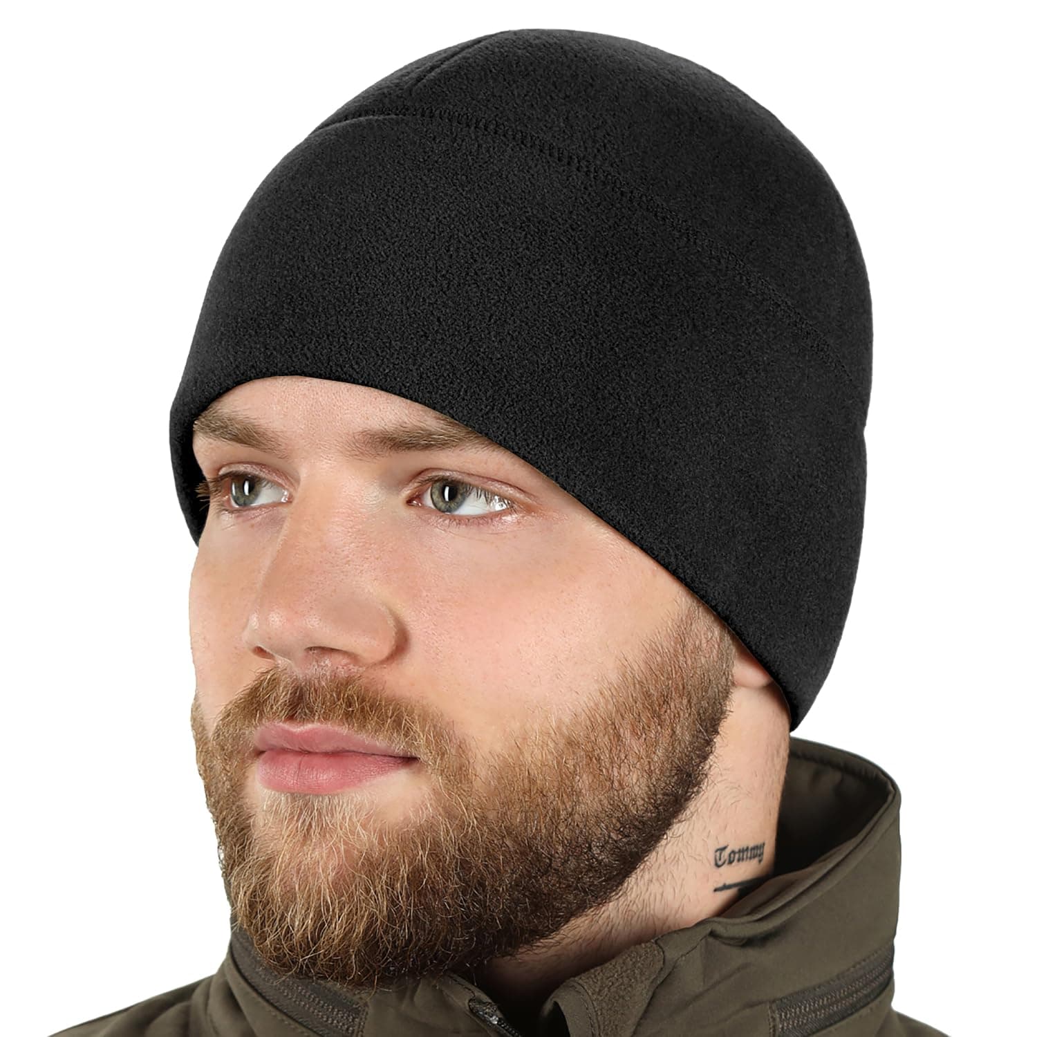 Fleece Watch Cap - Tactical Beanie Hat Winter Skull Cap with Slimtex