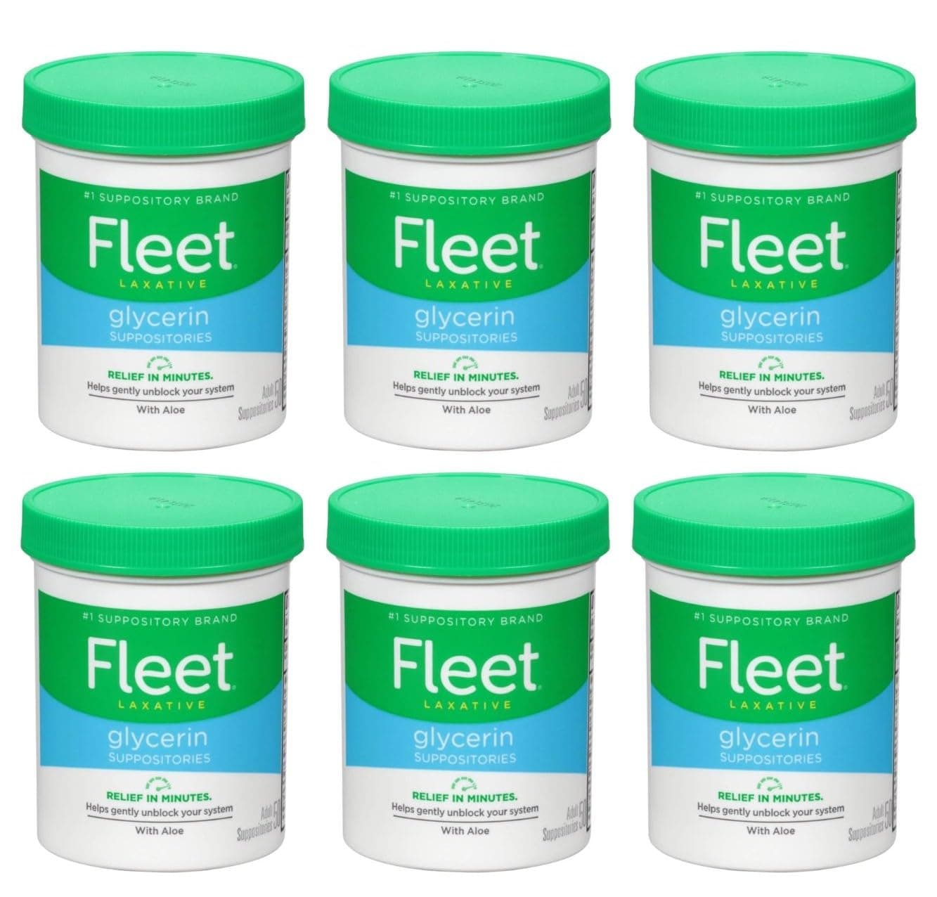 Special pack of 6 GLYCERIN SUPPORT ADULT FLEET 50 per pack