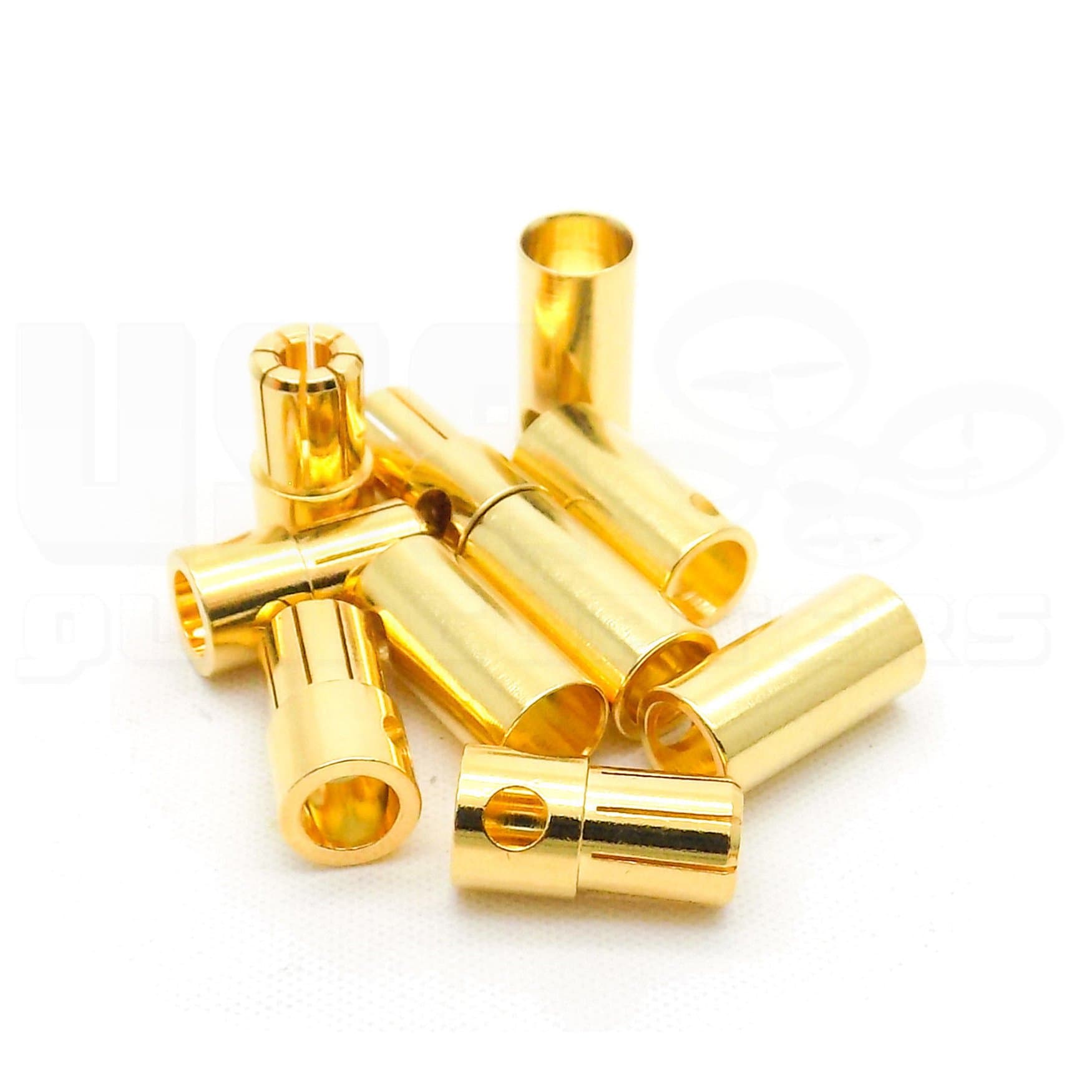PDTXCLS 5 Pairs 6.5mm Bullet Connector Gold Plated 100A+ RC Drone Truck Plane Boat