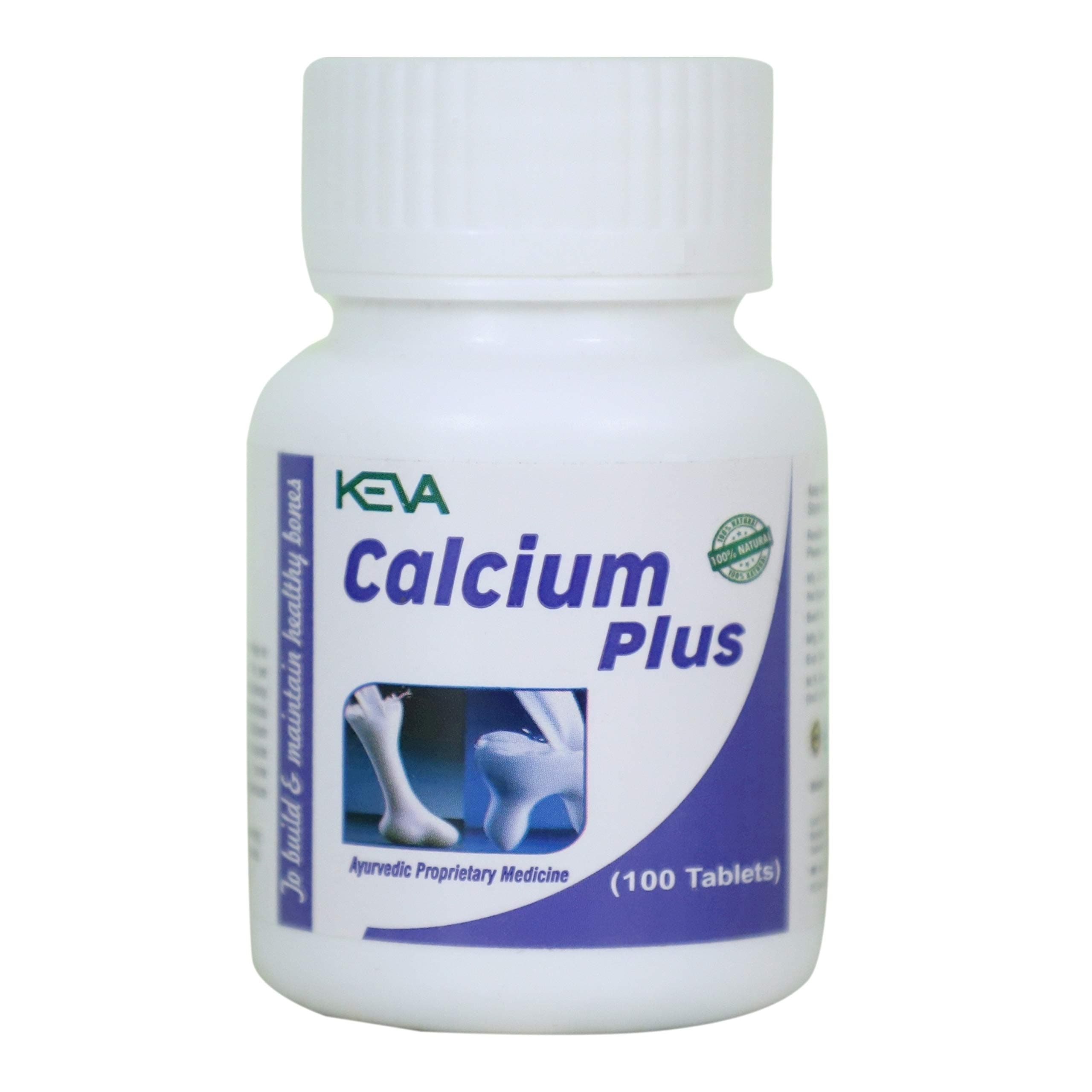 Keva Calcium Plus Tablets (Pack of 1) (100 Tablets)