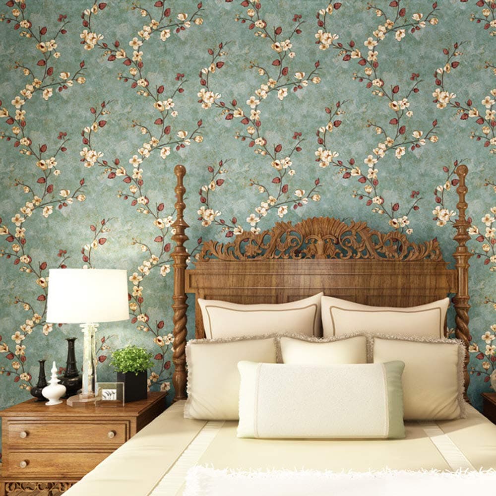 Floral Wallpapers for Bedroom Livingroom Bathroom XC2005