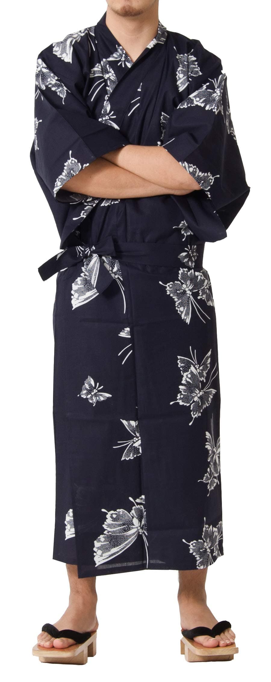 Dita Tokyoin Traditional Made In Japan Cotton Yukata Robe (Japanese Pajama Kimono) Easy Wearing set2