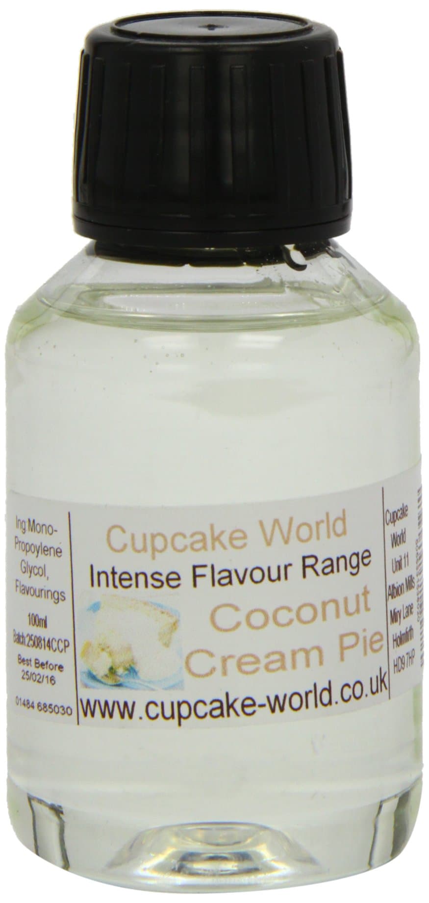 Cupcake World Coconut Cream Pie Intense Food Flavouring 100 ml