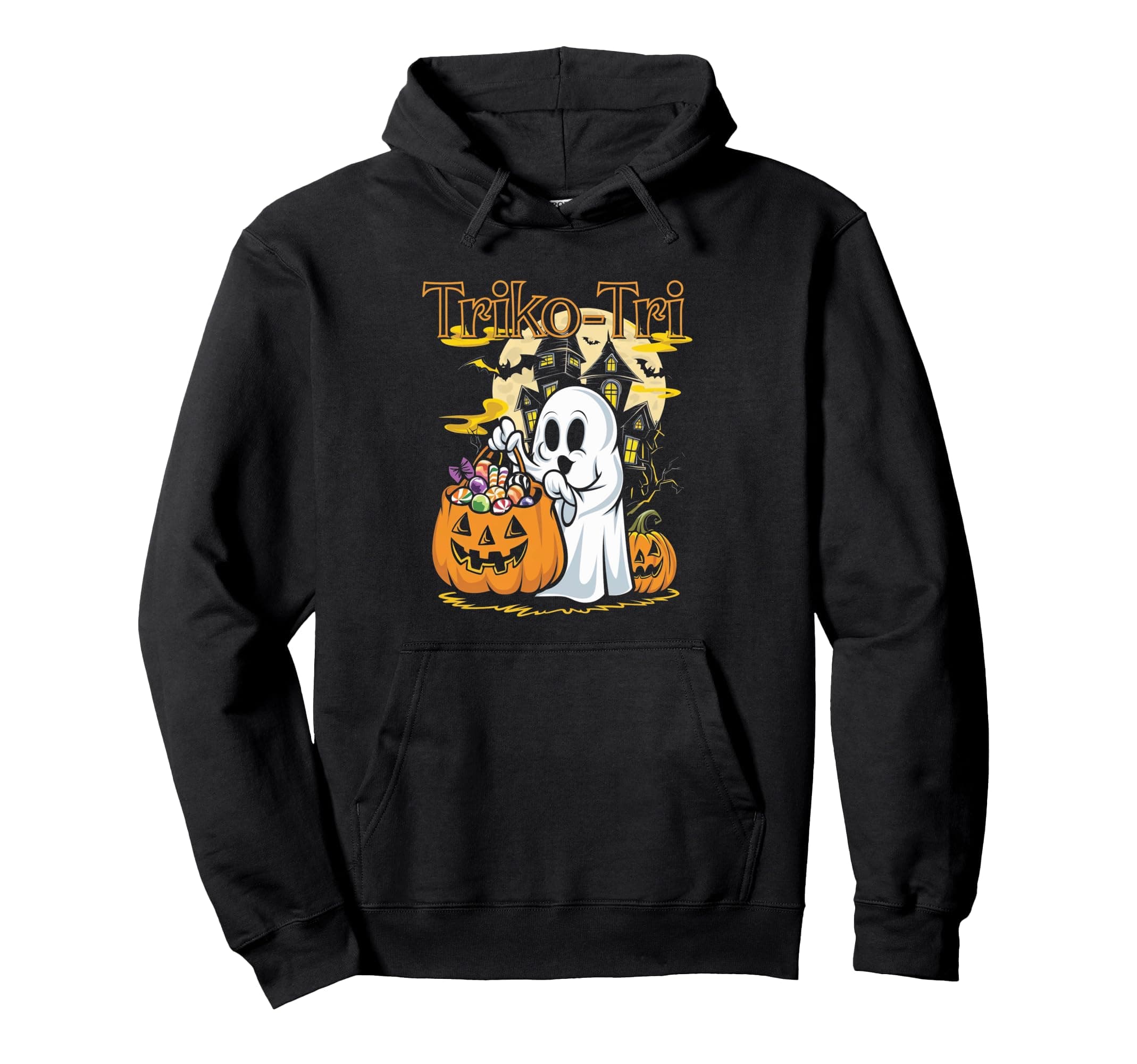 Triko-tri Funny Ghost Kids Spanish Mexican Halloween Pullover Hoodie