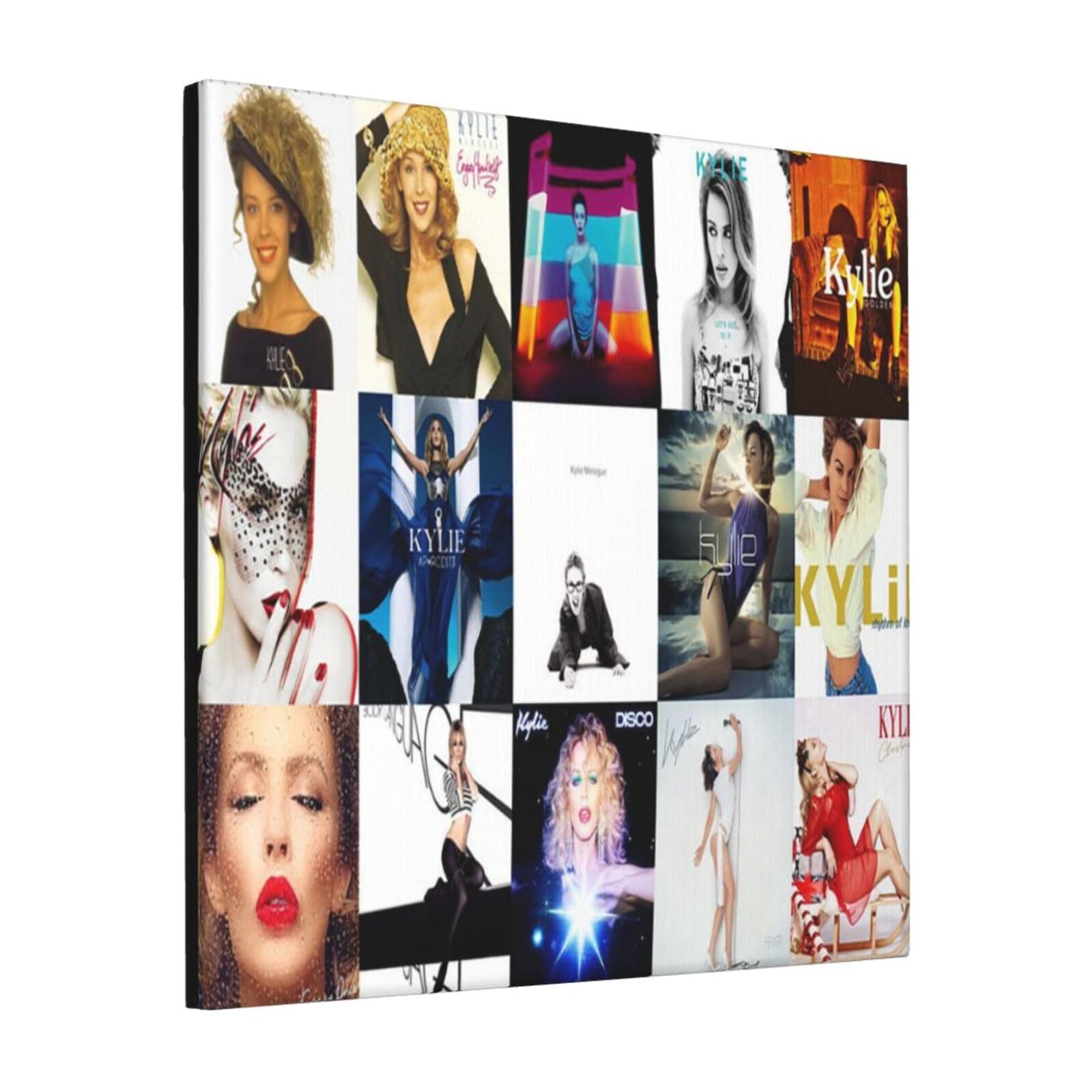 CASOWAT Kylie Music Minogue Canvas Art Poster Print Wall Painting Modern Decor Home Artworks 12x12inch