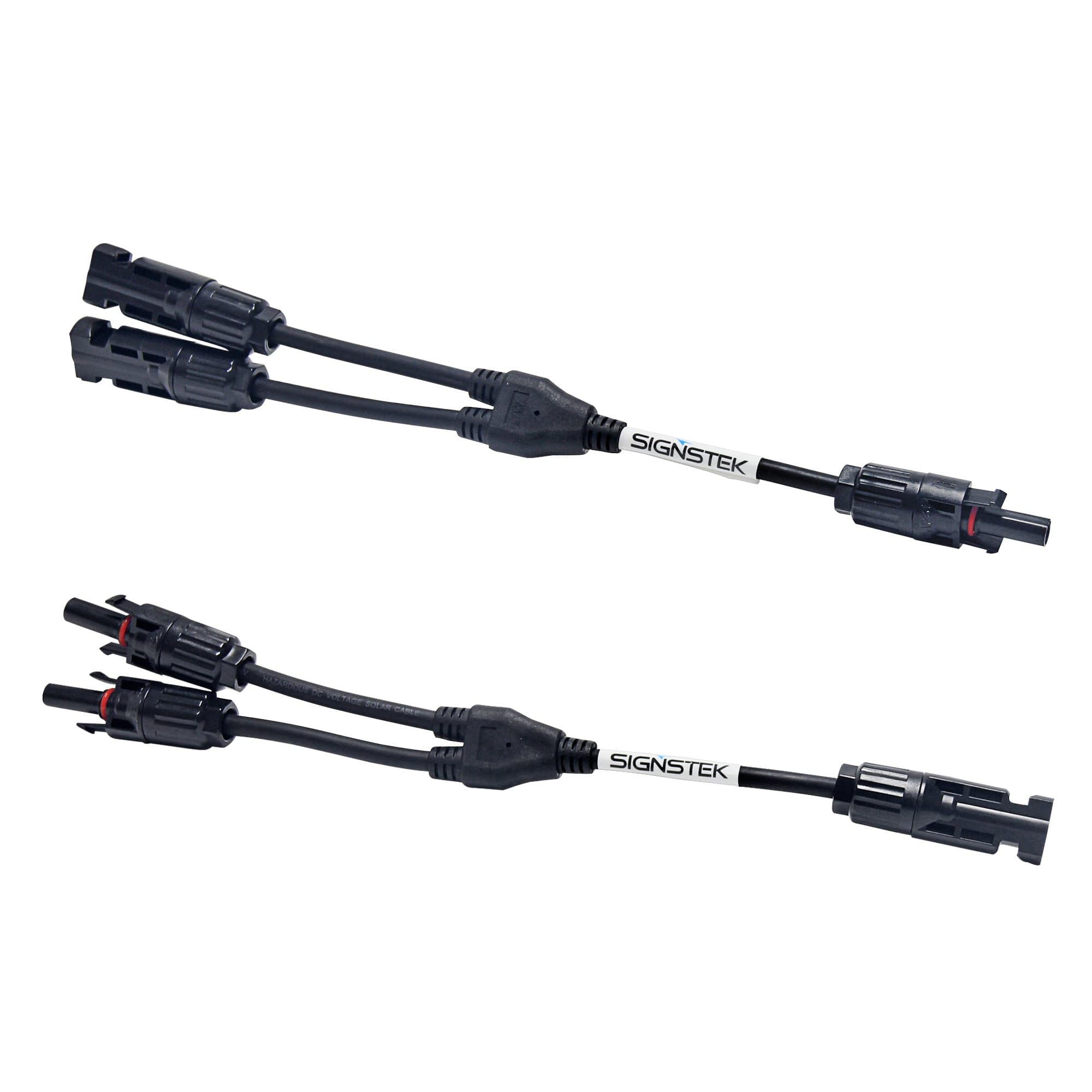 Signstek Y Branch MC4 Parallel Connector Adapter M/FF and F/MM (1)