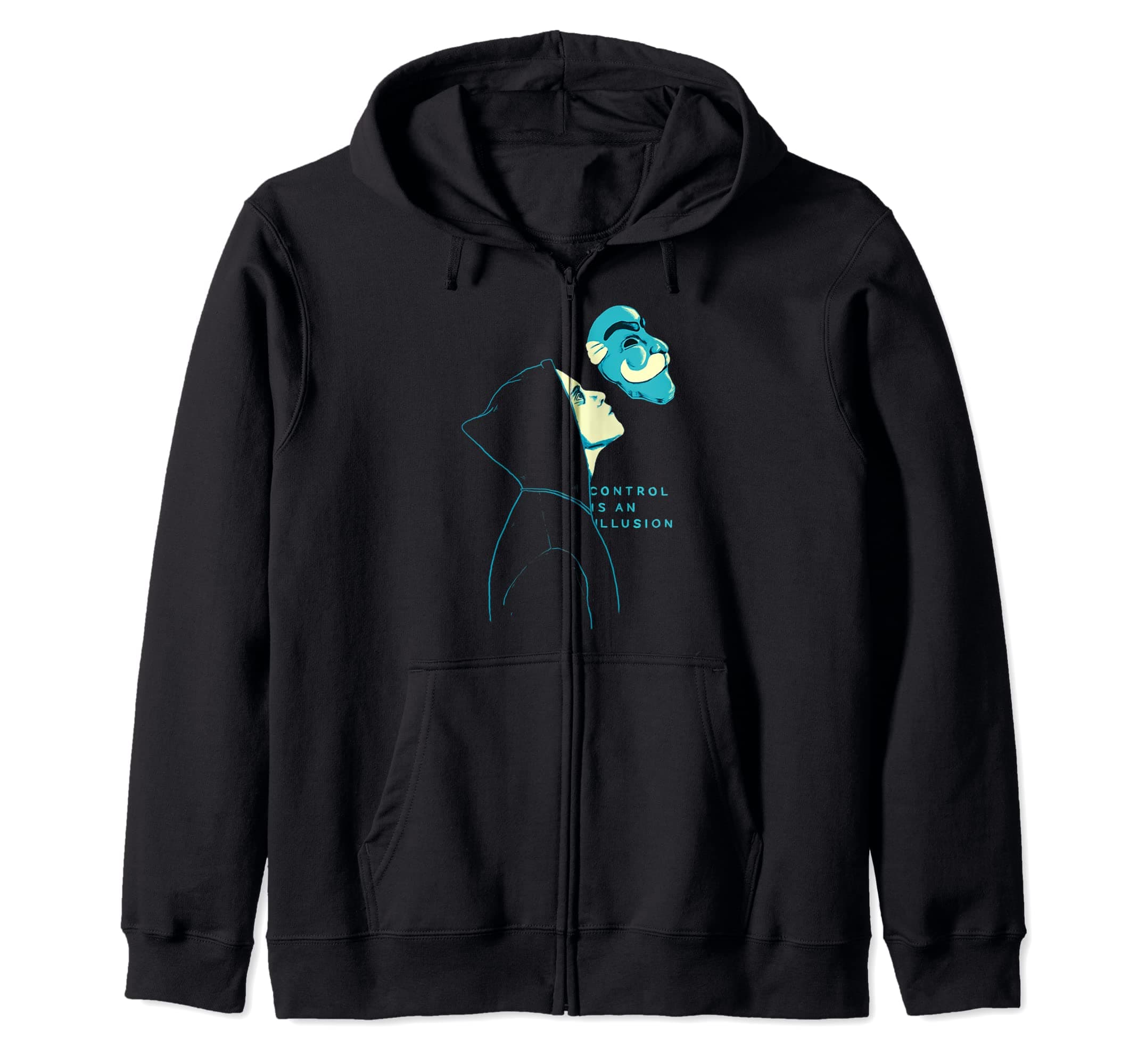 F Society Control Is An Illusion Robot Hacker Programming Zip Hoodie