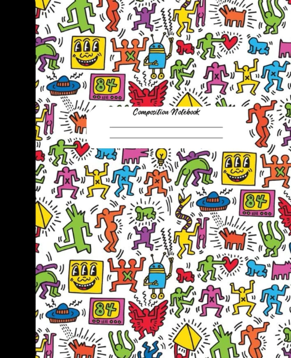Independently published Composition Notebook: Keith Haring Art Composition Notebook, for adults and kids
