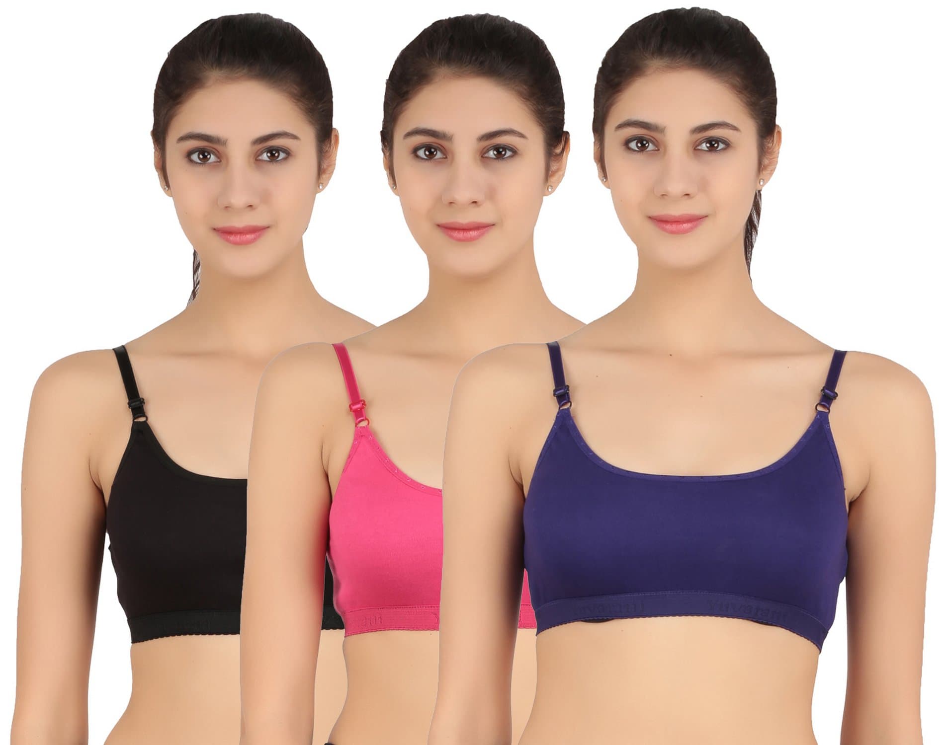 Yuvarani Teenagers' Bra/Sports Bra/Beginners' Bra (Pack of 3)_11