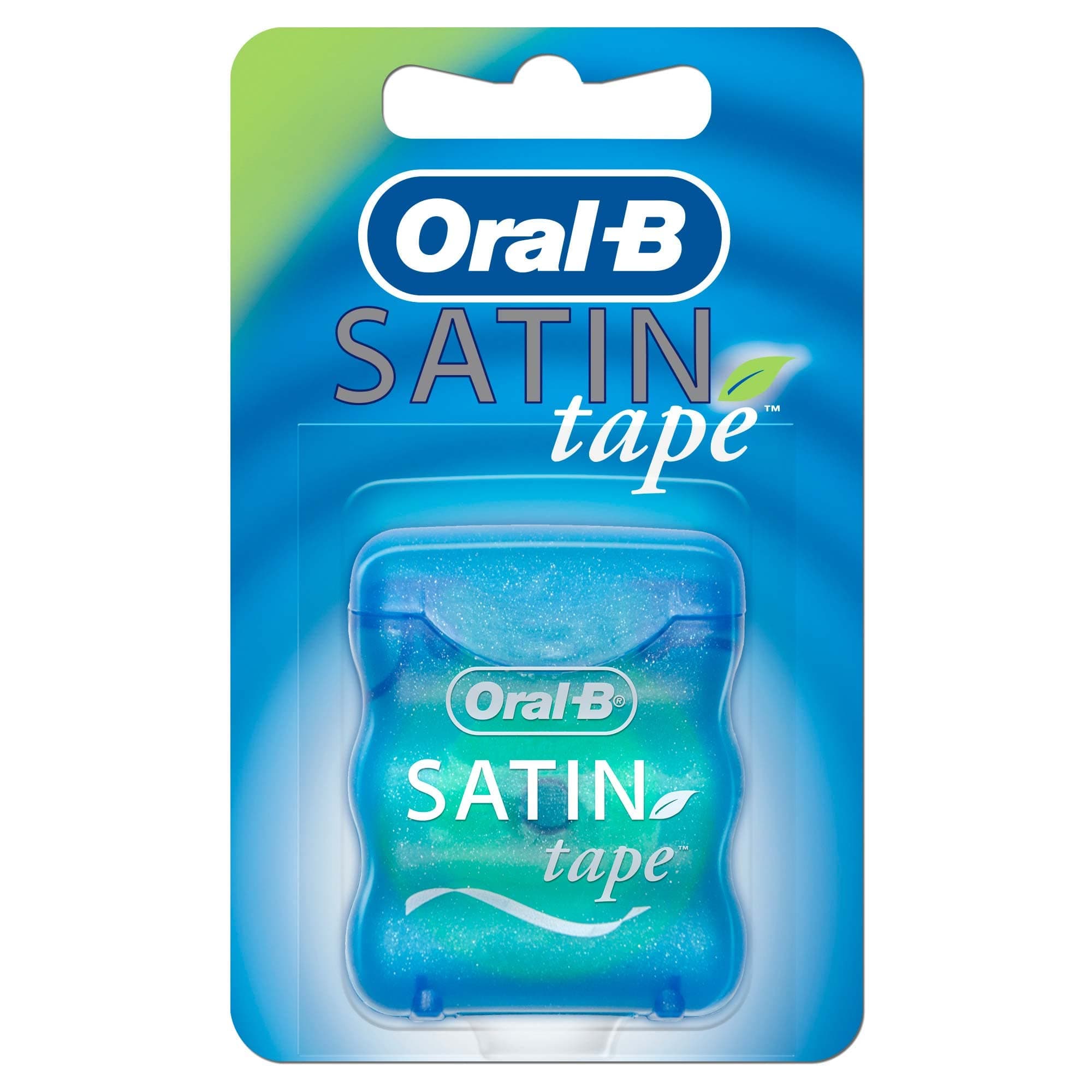 Satin Tape Dental Floss, Mint Flavor, 1 Count (Pack of 2)