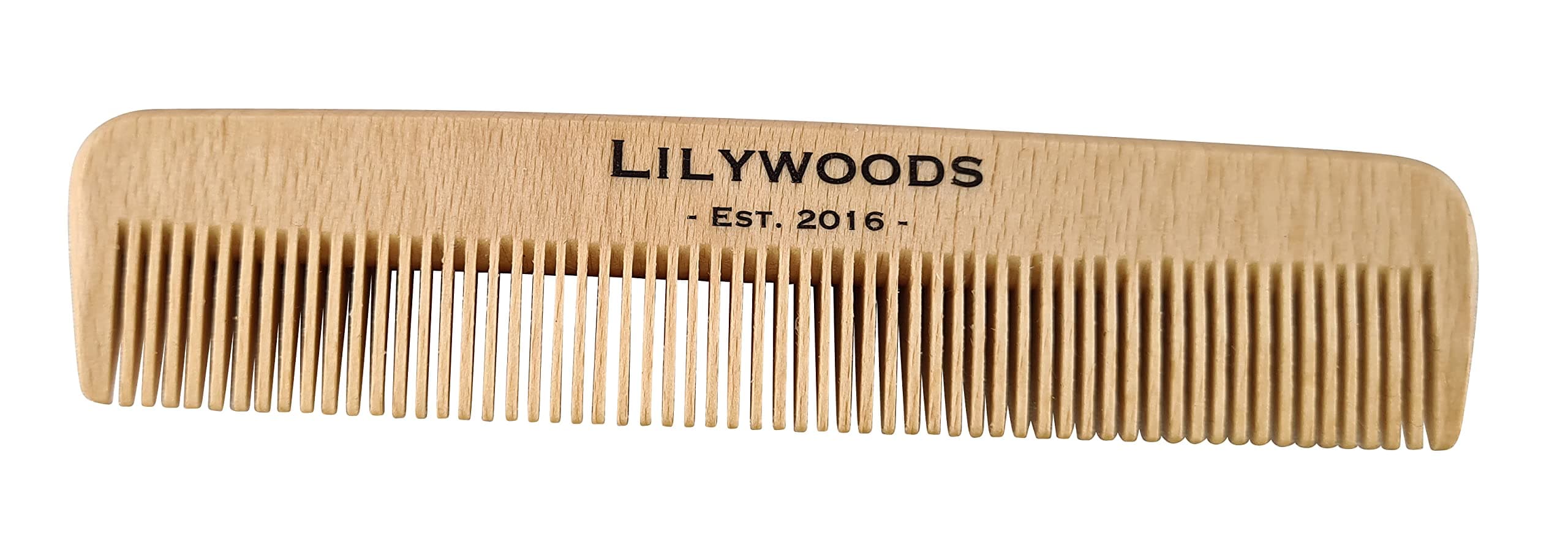 Lilywoods 13cm Wooden Baby Hair Comb - made of Natural Beechwood - for Infants and Children