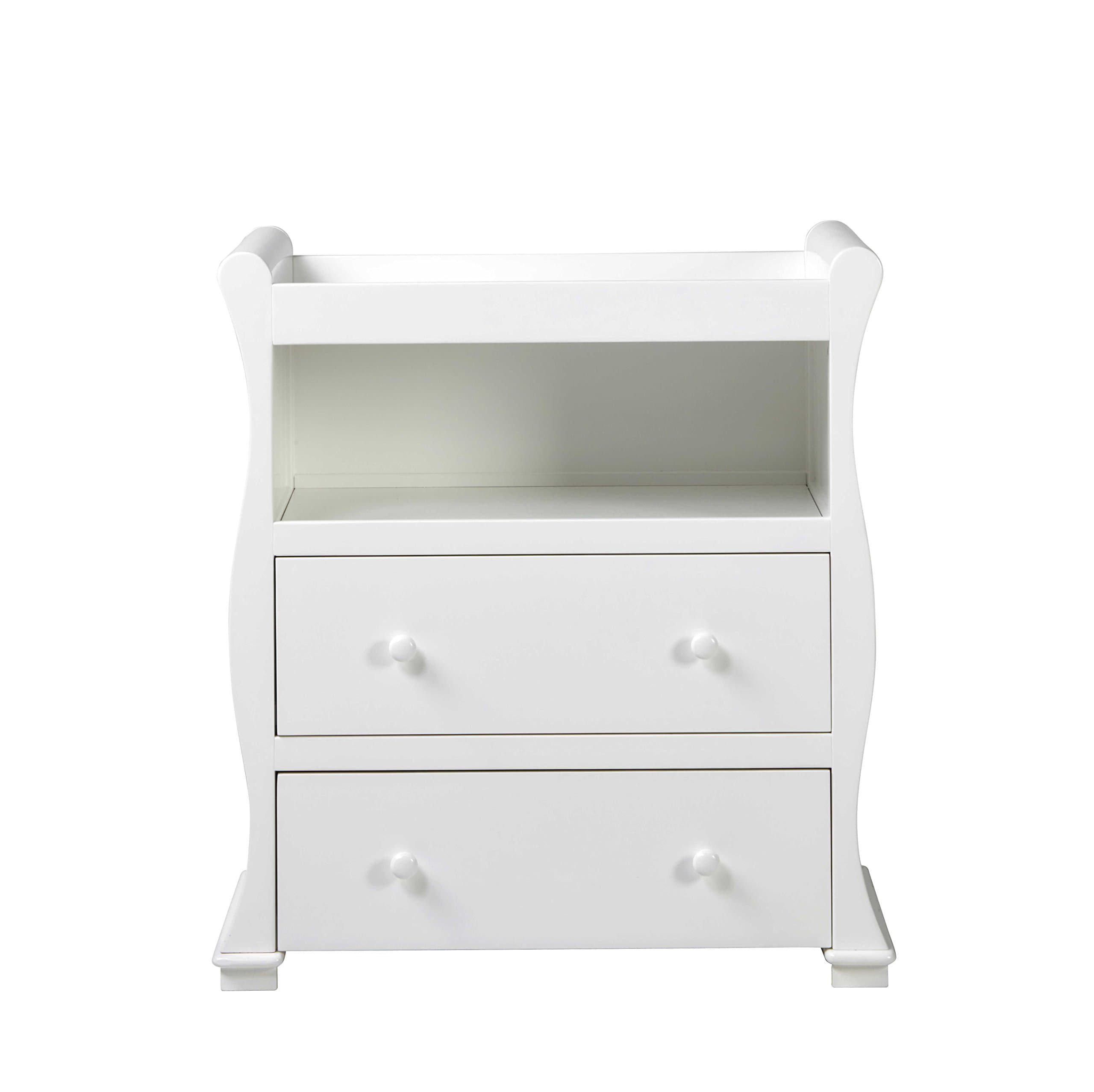 East Coast Alaska Sleigh Dresser, White