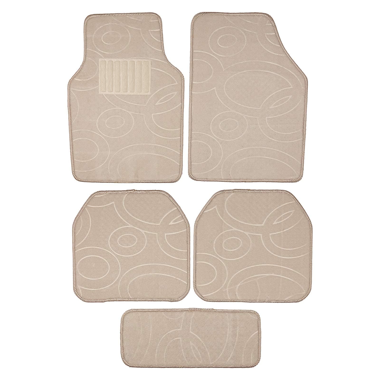 Vitaly 192, 5 Piece Set Of Car Floor Mats - Beige
