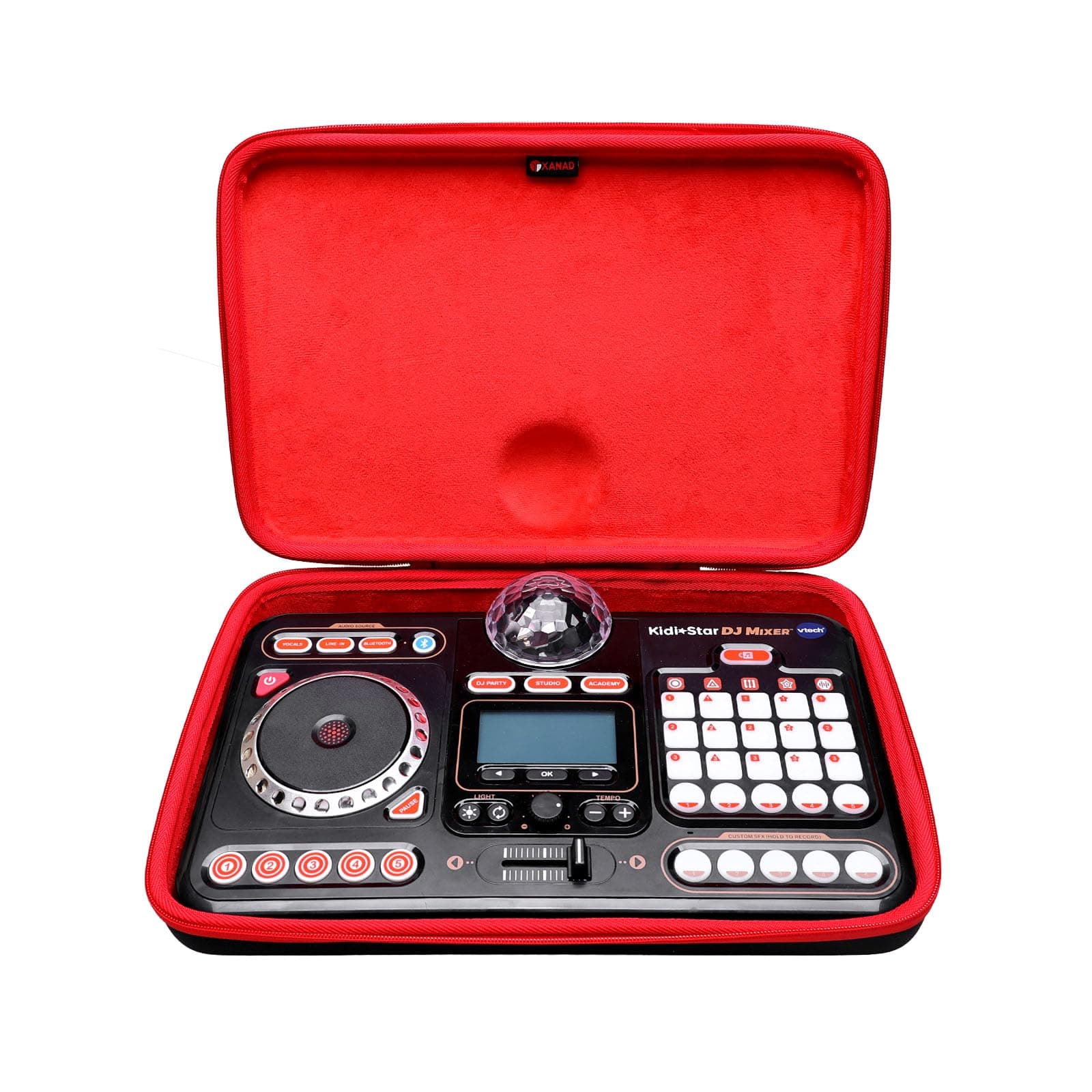 XANADHard Case for VTech KidiStar DJ Mixer/Kids DJ Mix,Portable Travel Storage Organizer Bag
