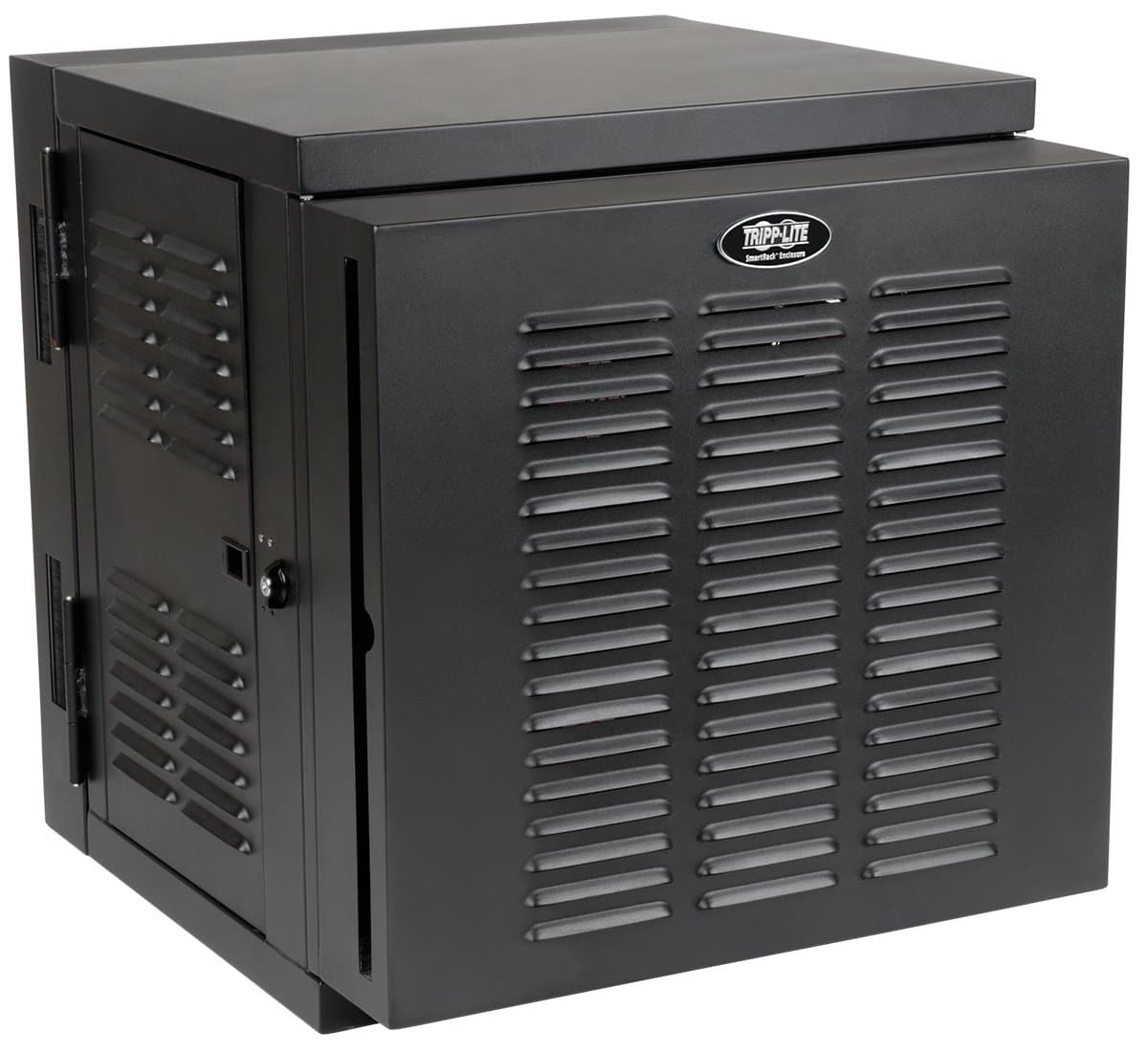 Tripp Lite SmartRack 12U NEMA 12-Rated Industrial Wall-Mount Enclosure with Doors and Side Panels (Black)