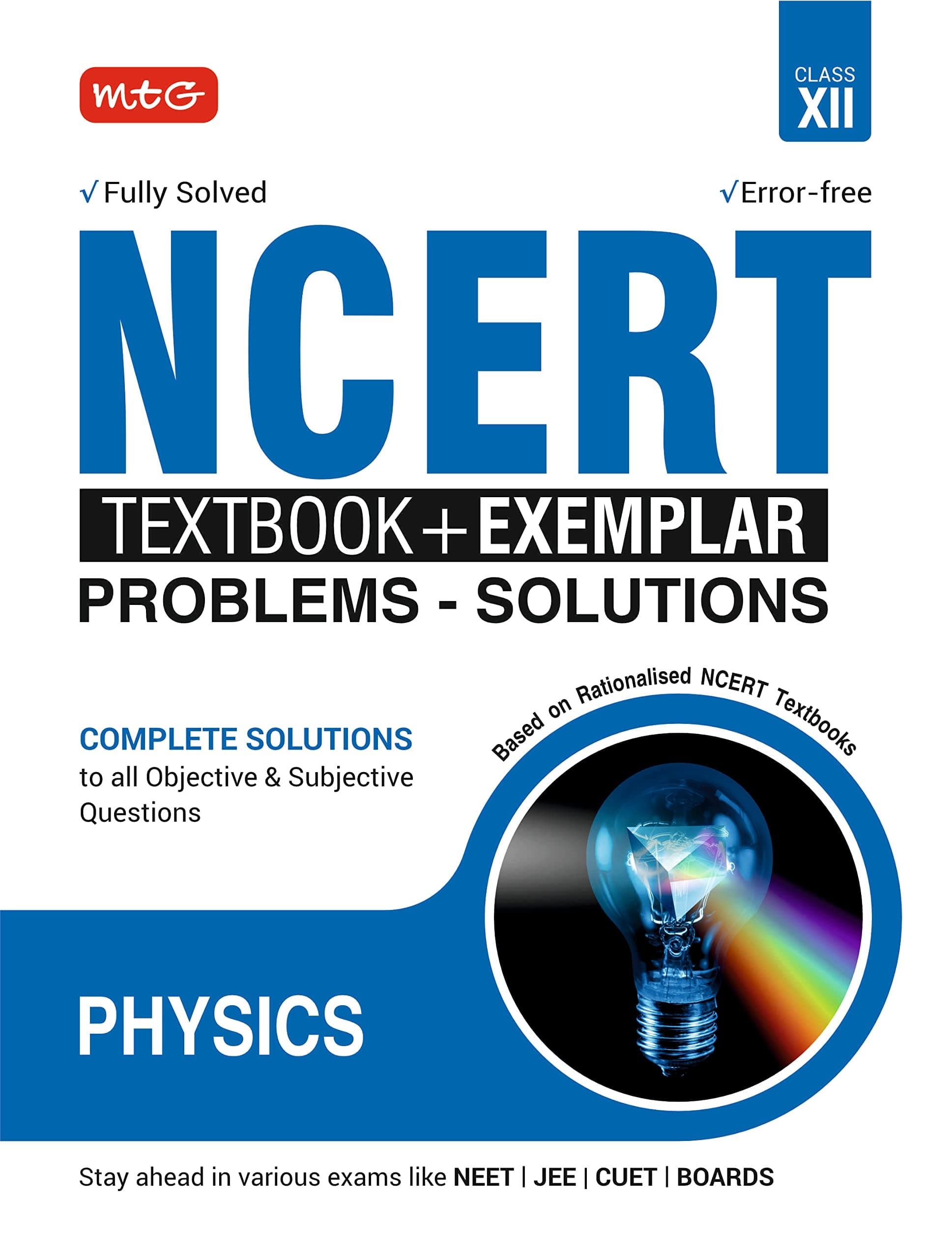 NCERT Textbook + Exemplar Problem Solutions Physics Class 12