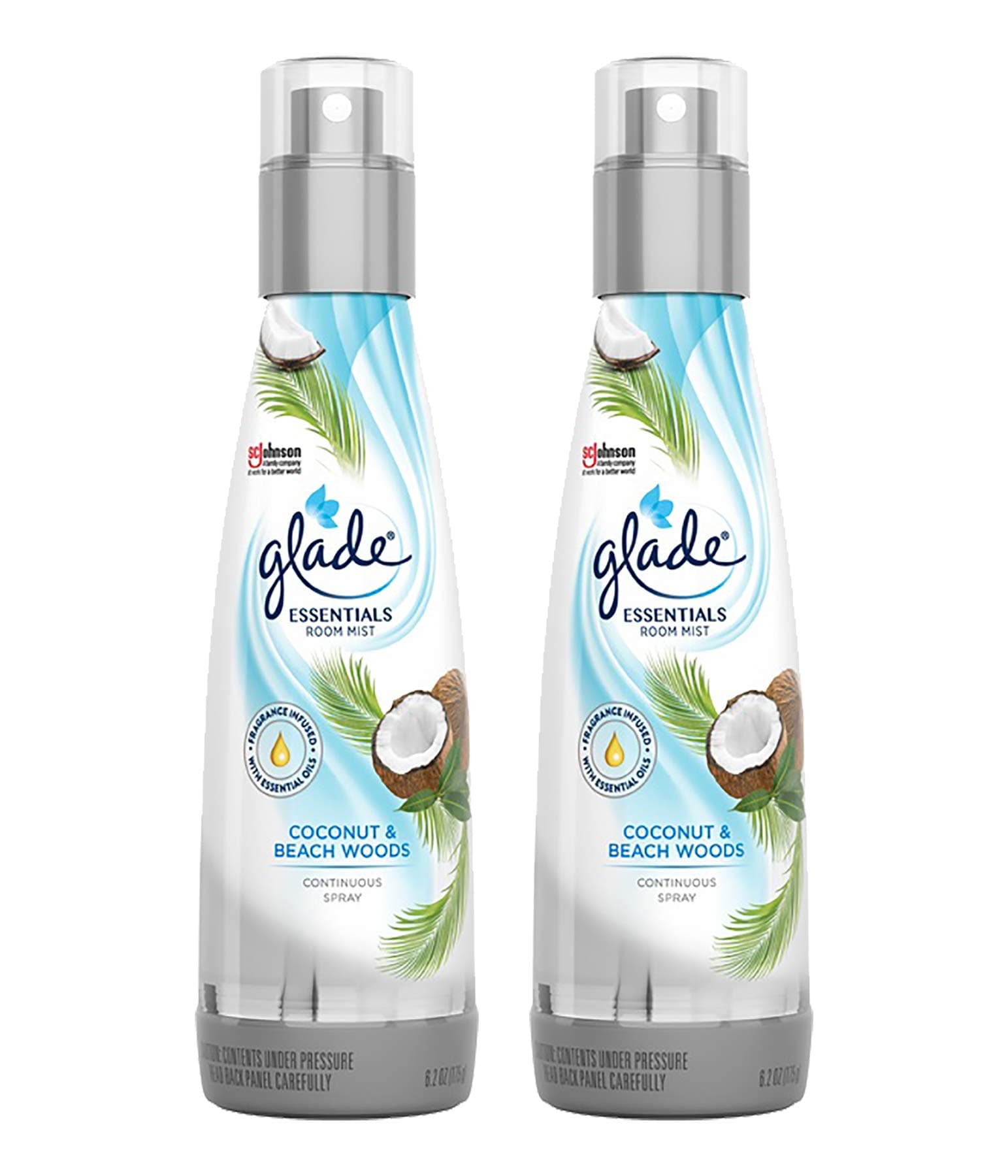 Glade Fine Fragrance Mist NO 3 Free Coconut and Beach Woods, 6.2 OZ