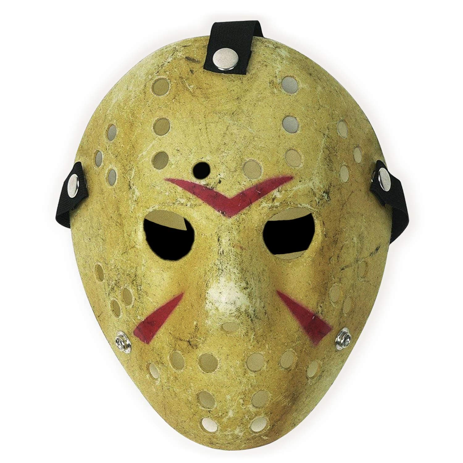 CASACLAUSI Costume Cosplay Mask Halloween Prop Horror Hockey Yellow