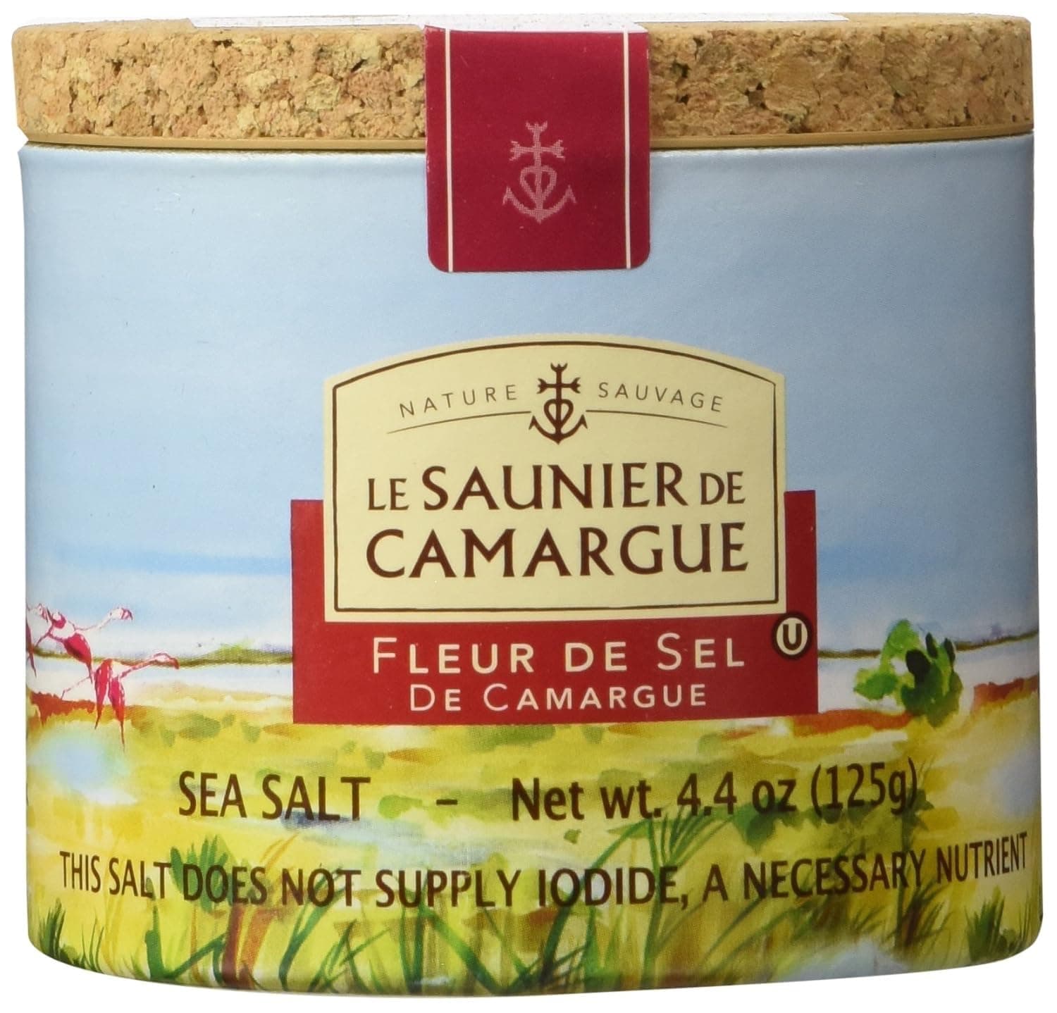 Fleur de Sel de Camargue French sea salt 125 g 4.4 oz, Twelve