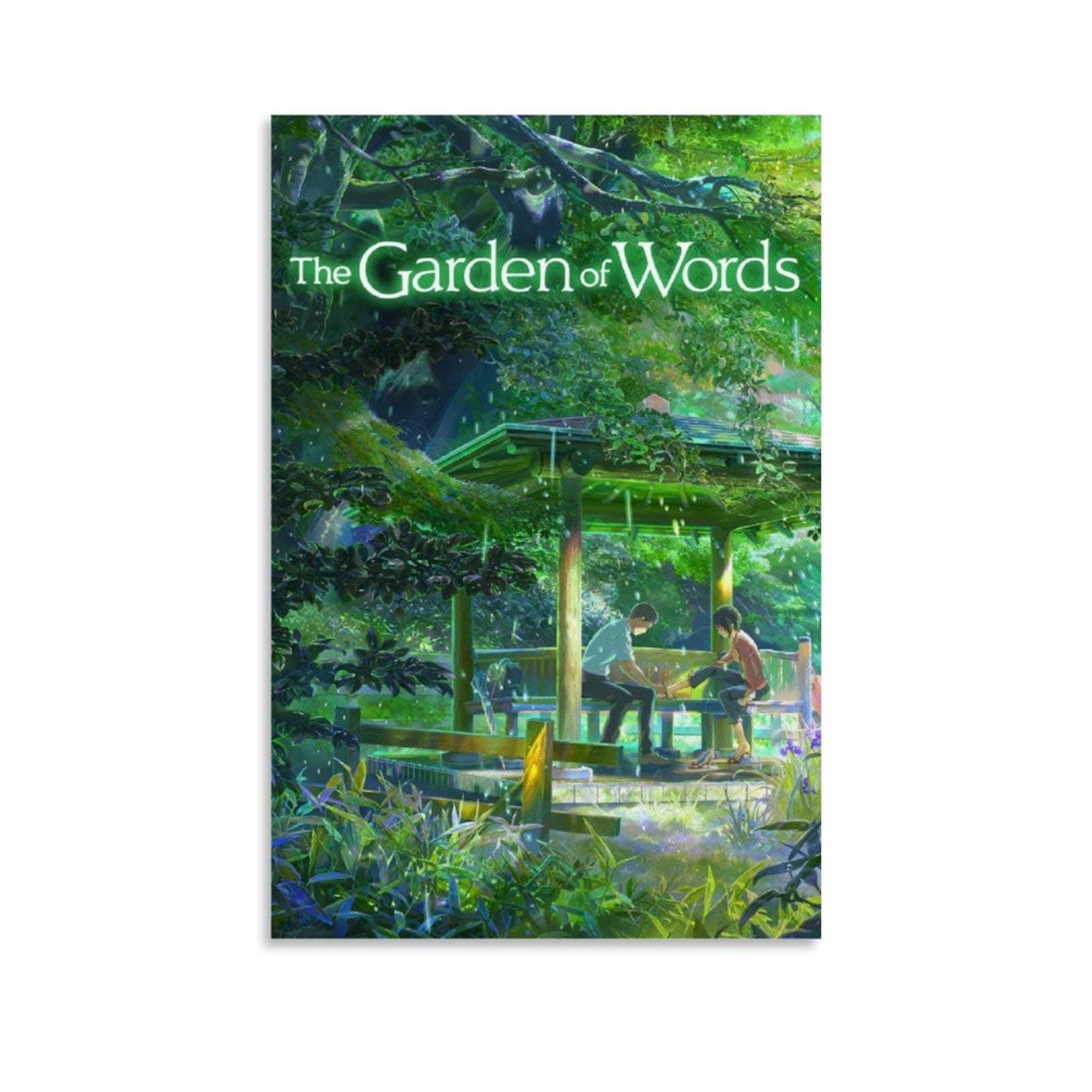 DSGDS 5 The Garden of Words poster Canvas wall art Japanese anime Posters For Bedroom walls home aesthetic 12x18inch(30x45cm)