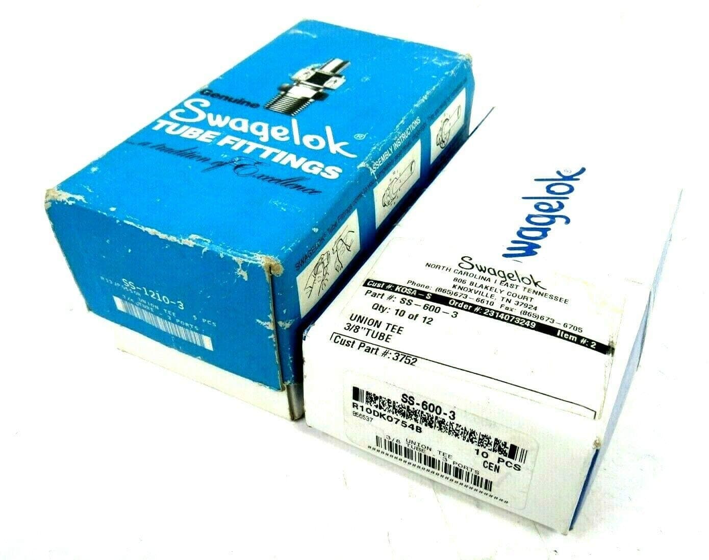 600-3 3/8" Tube OD, Stainless Steel, Tube Fitting, Union TEE