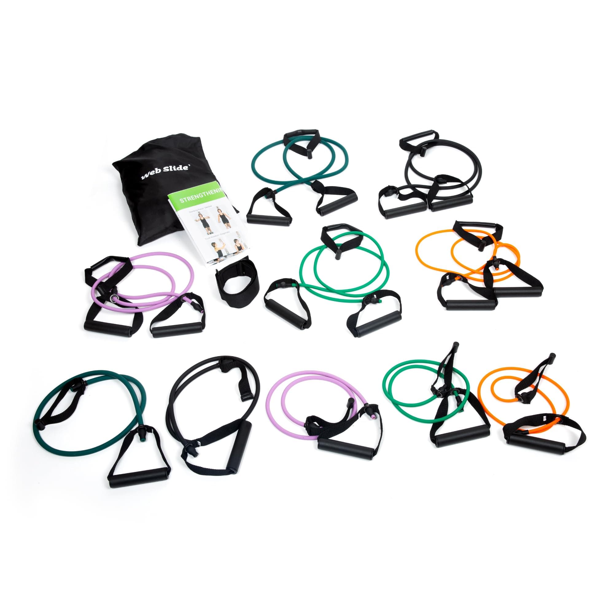 Professional Equipment Assortment for Web Slide- Perfect for Dynamic Warm-ups, Crossfit, Stretching, and Strength Building