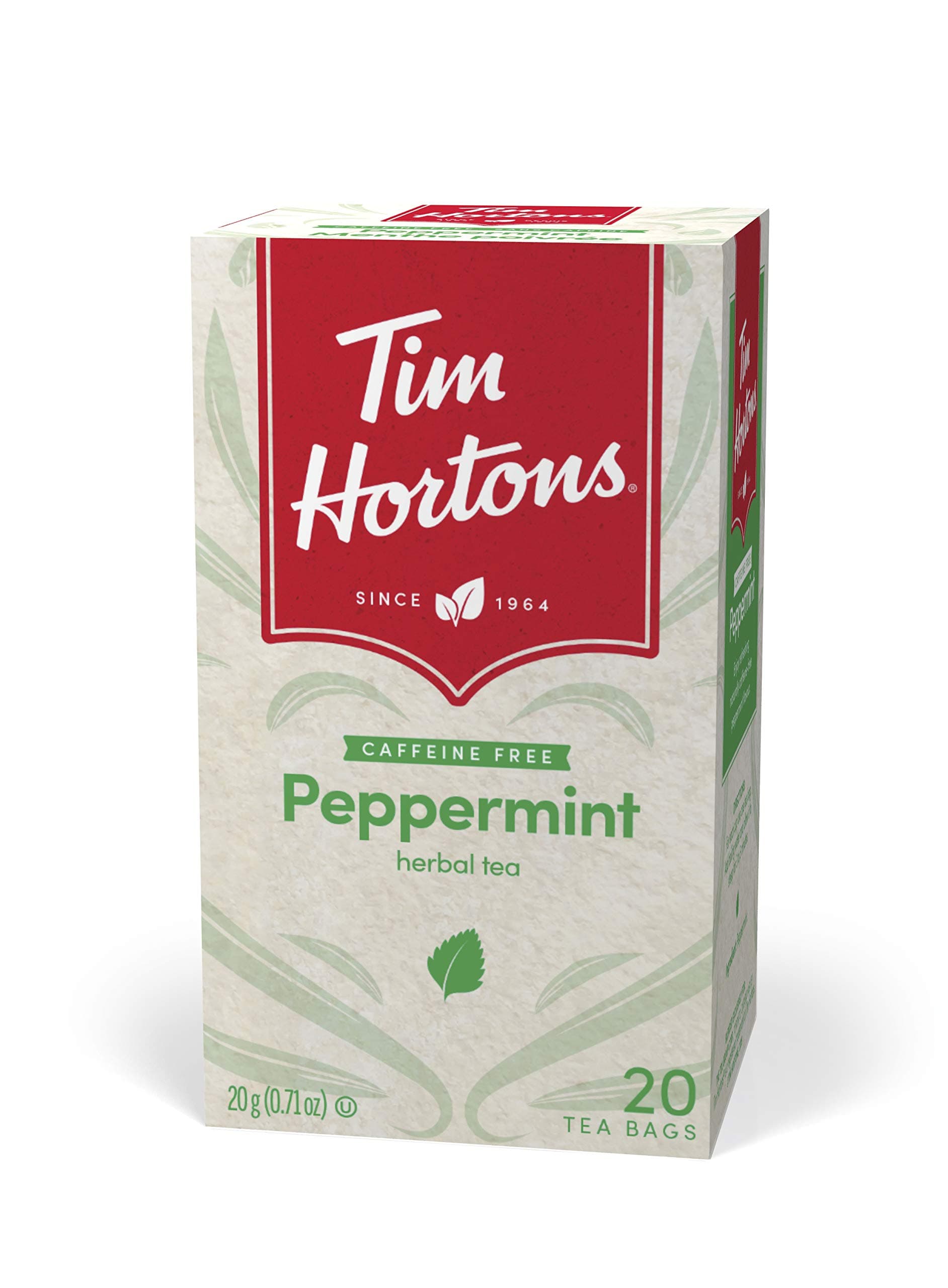 Peppermint Tea Bags, 20 count, 40g | 1.4oz {Imported from Canada}