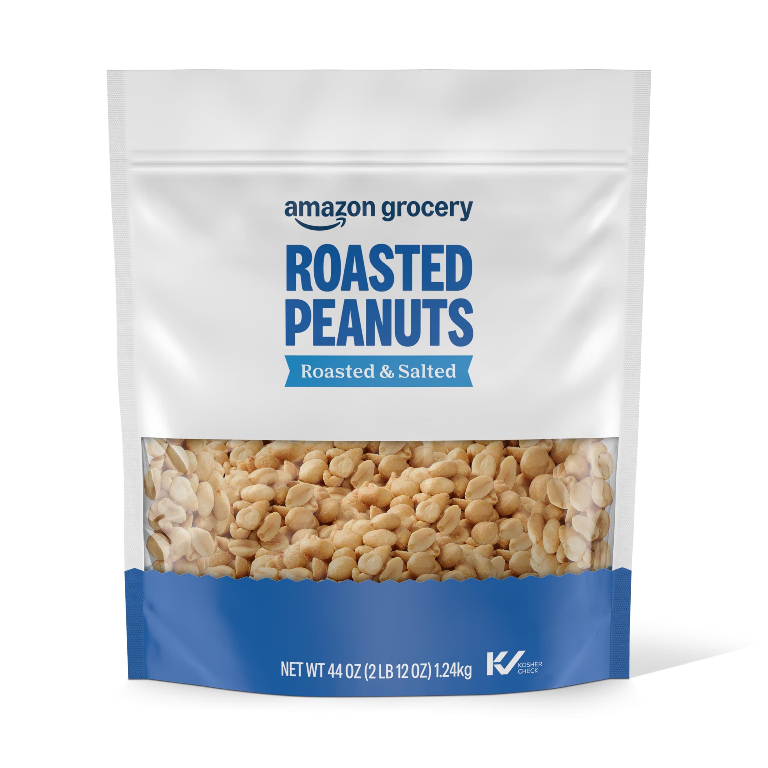 Roasted Peanuts, Roasted & Salted, 44 Oz (Previously Happy Belly, Packaging May Vary)