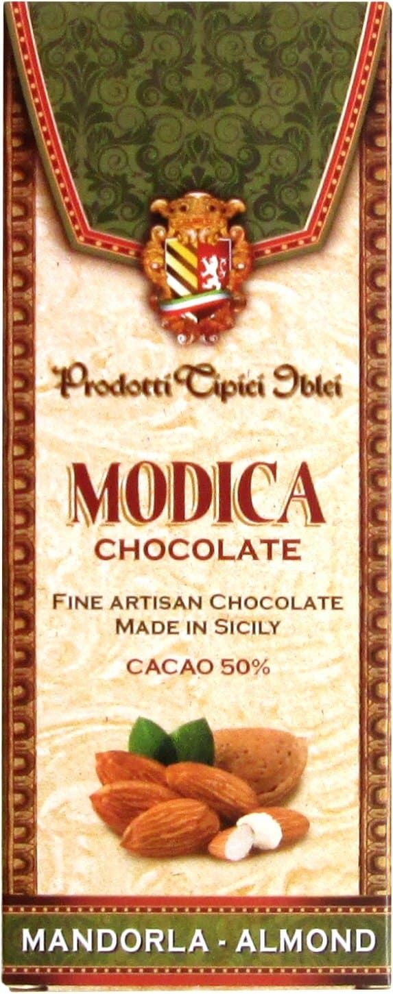 Prodotti Tipici Iblei: Modica Chocolate, Marsala Taste 3.5 Ounce (100gr) Packages (Pack of 3) [ Italian Import ]