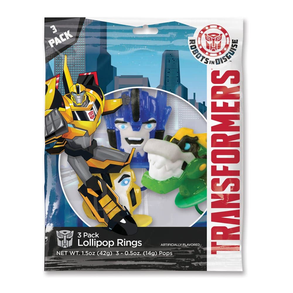 Transformers Lollipop Rings 3 Pack