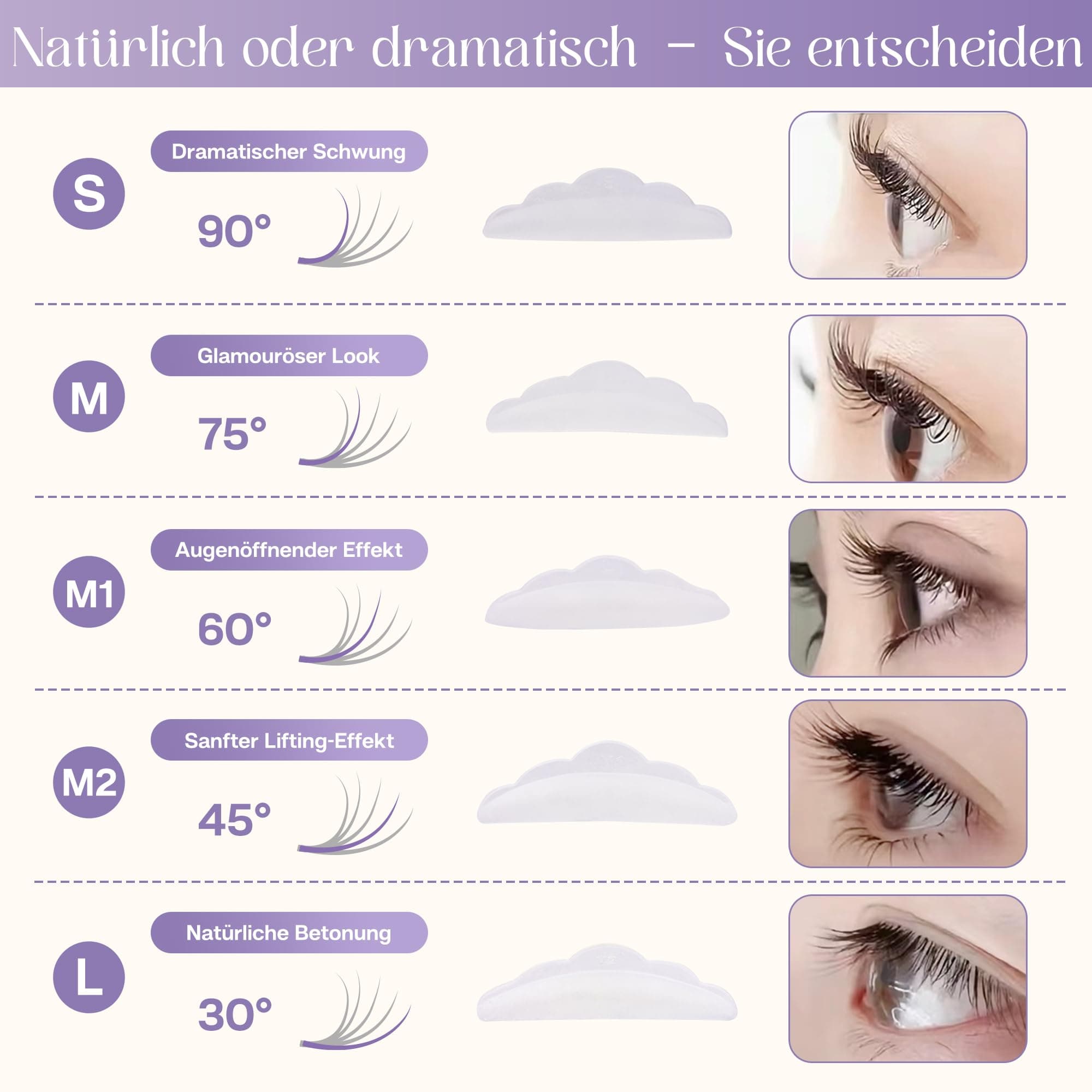 CALAILIS Wimpernlifting Set, 2025 Aktualisierte Lash Lifting Set, Semi-Permanente Wimpern Curling Wimpern Perm Kit Geeignet für Salon und DIY zu Hause Verwenden Wimpern Perm Kit für Anfänger