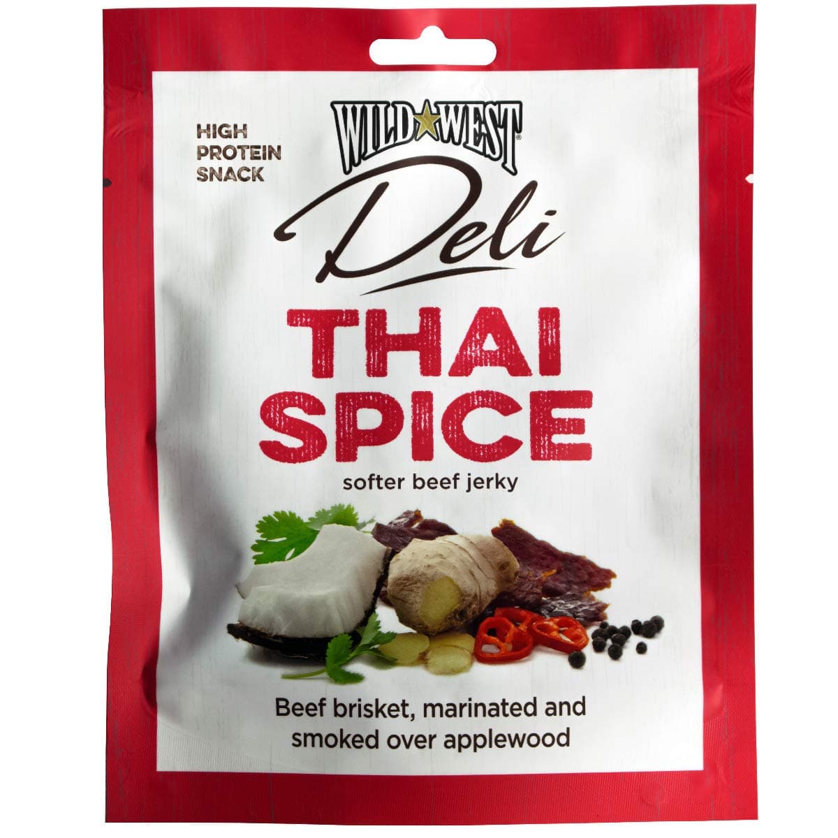 Wild West Deli Thai Spice Softer Beef jerky 50g