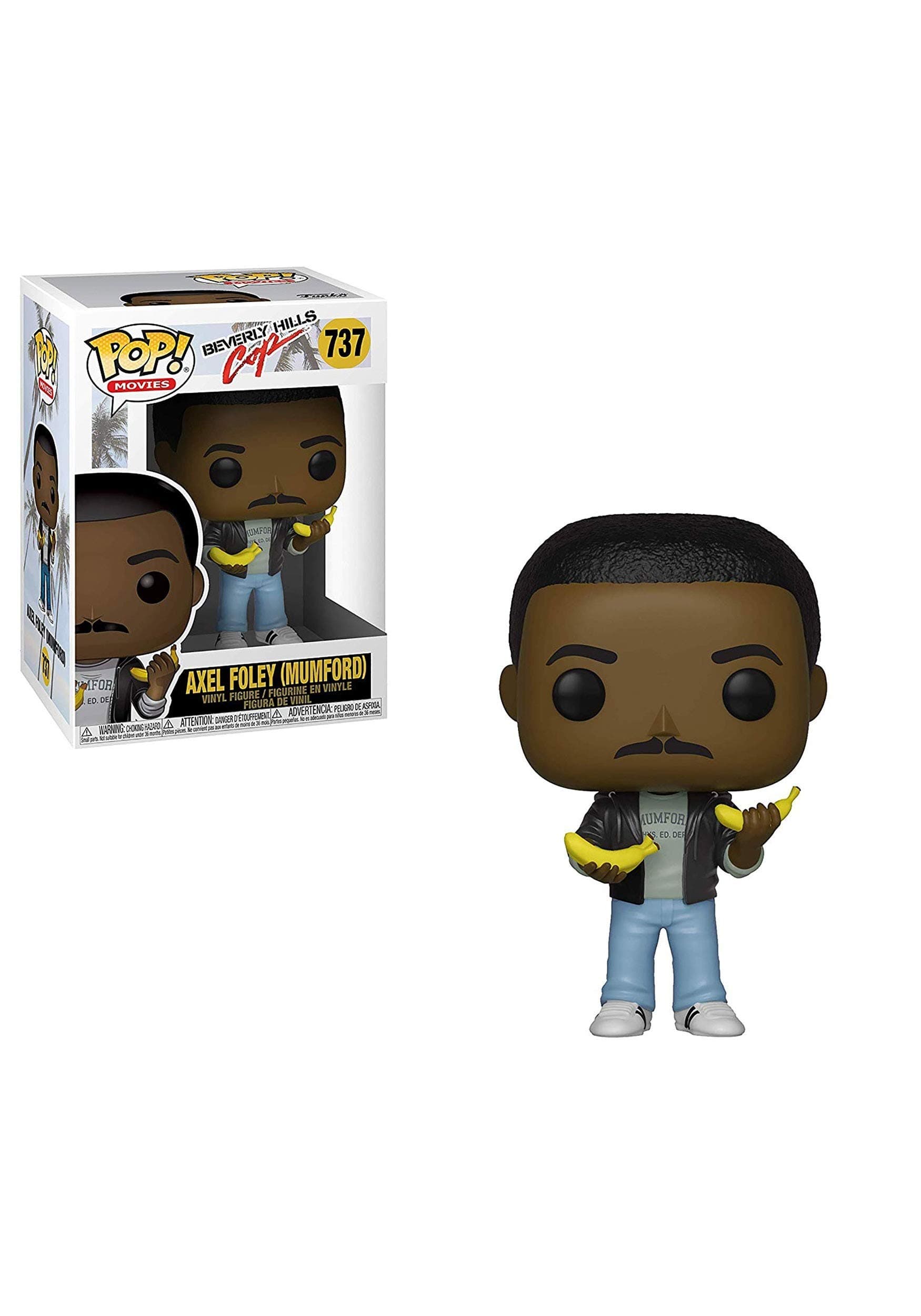 Funko POP! Movies: Beverly Hills Cop-Axel Foley - (Mumford) Other License - Collectable Vinyl Figure - Gift Idea - Official Merchandise - Toys for Kids & Adults - Movies Fans