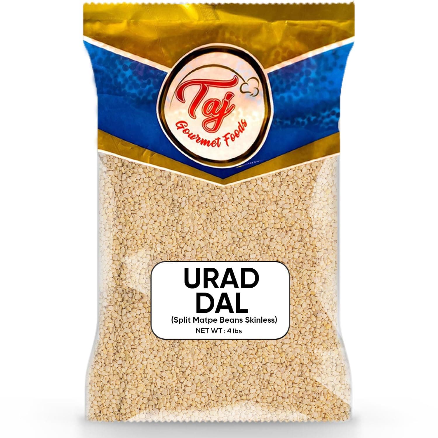 TAJ Urad Dal | 4-Pounds | Indian Origin | All-Natural