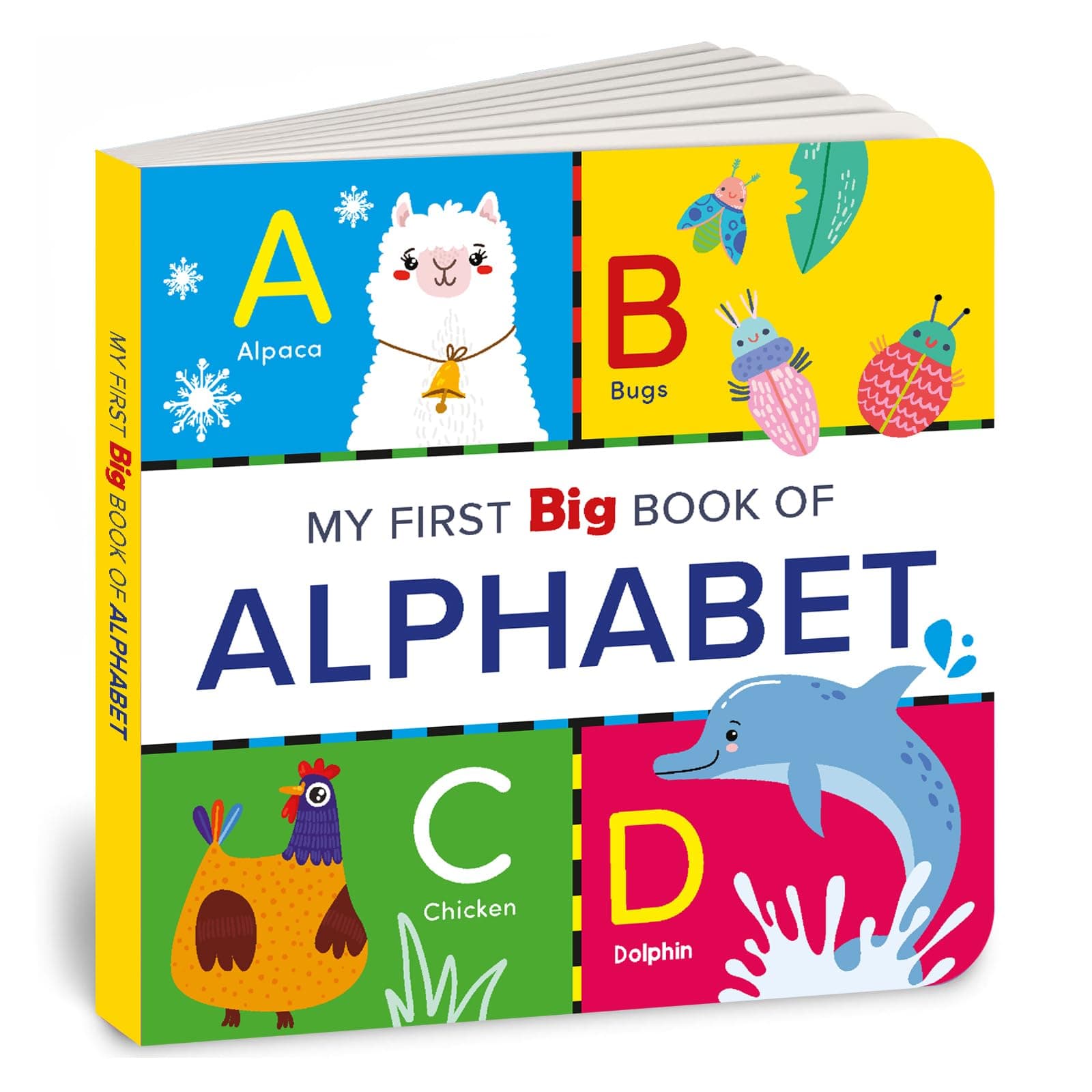 - My First Big Book of Alphabet: Fun ABC Learning with Colorful Illustrations for Toddlers & Preschool Kids | Early Concepts, Vocabulary Building & Observation Skills I Ages 1+ [Select Learning]