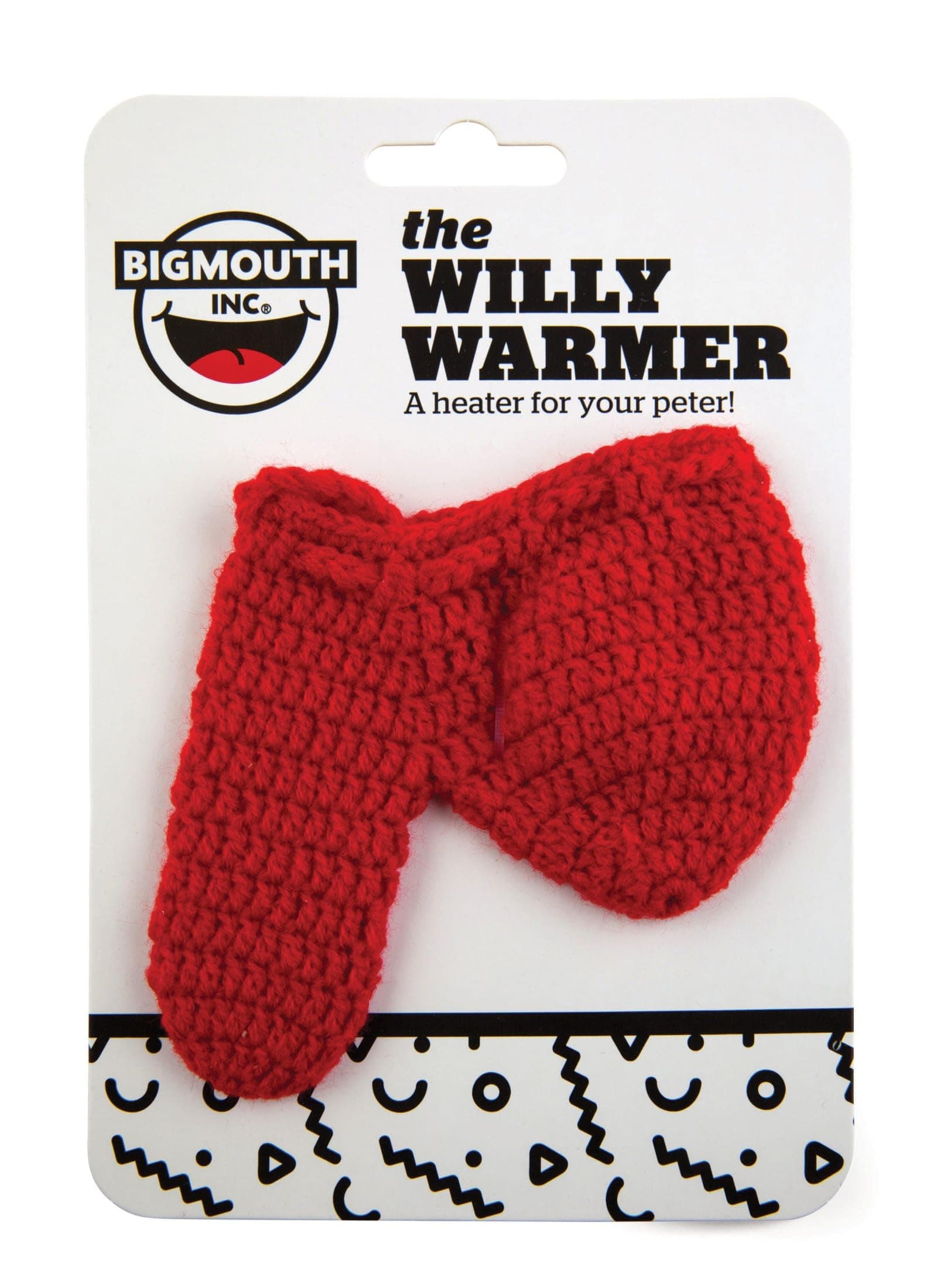 BigMouth Inc Willy Warmer - Knit Willy Warmer for Men - Hilarious Gift for Pranks - Naughty Gag Gifts for Husband, Boyfriend