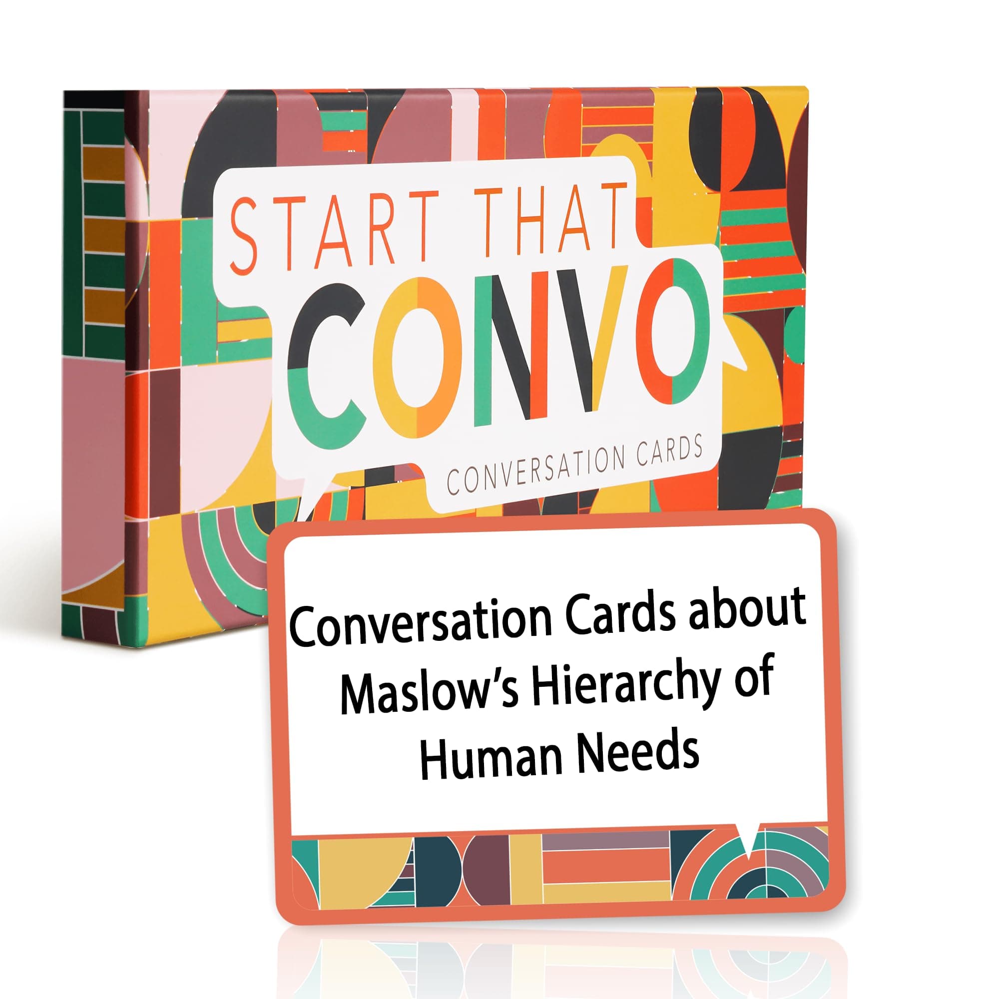 Start That Convo - Conversation Cards for Families, Friends, and Couples. Tonight's Conversation Games to Help Get to Know Each Other and Get to Know Me- Break The Ice with 120 Deep Questions