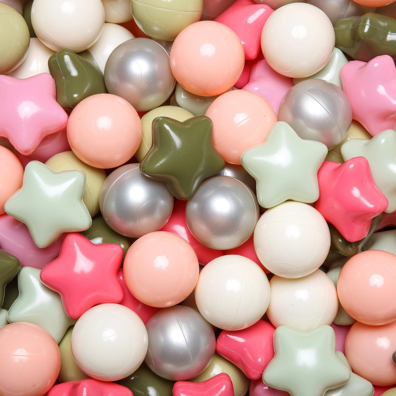 GOGOSO ボールピットボール 幼児用 フタル酸フリー BPAフリー 非毒性 つぶれ防止 ソフトプラスチック プレイボール ベビー キッズ 形状 テント プール プレイハウス プレイサークル パーティー 装飾 50 100 200 500 1000