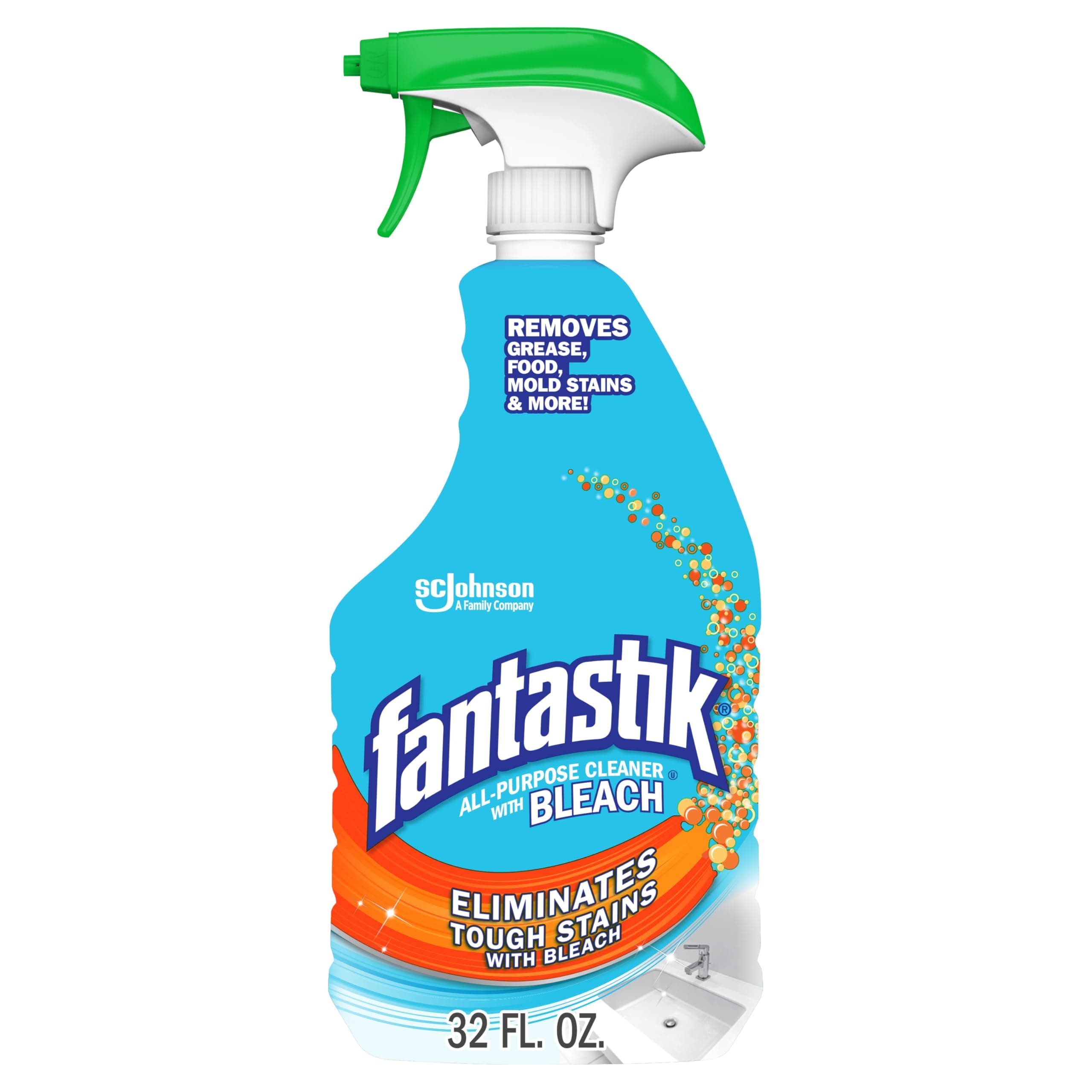 Scrubbing Bubbles Bleach 32 fl oz and Fantastik All-Purpose Cleaner