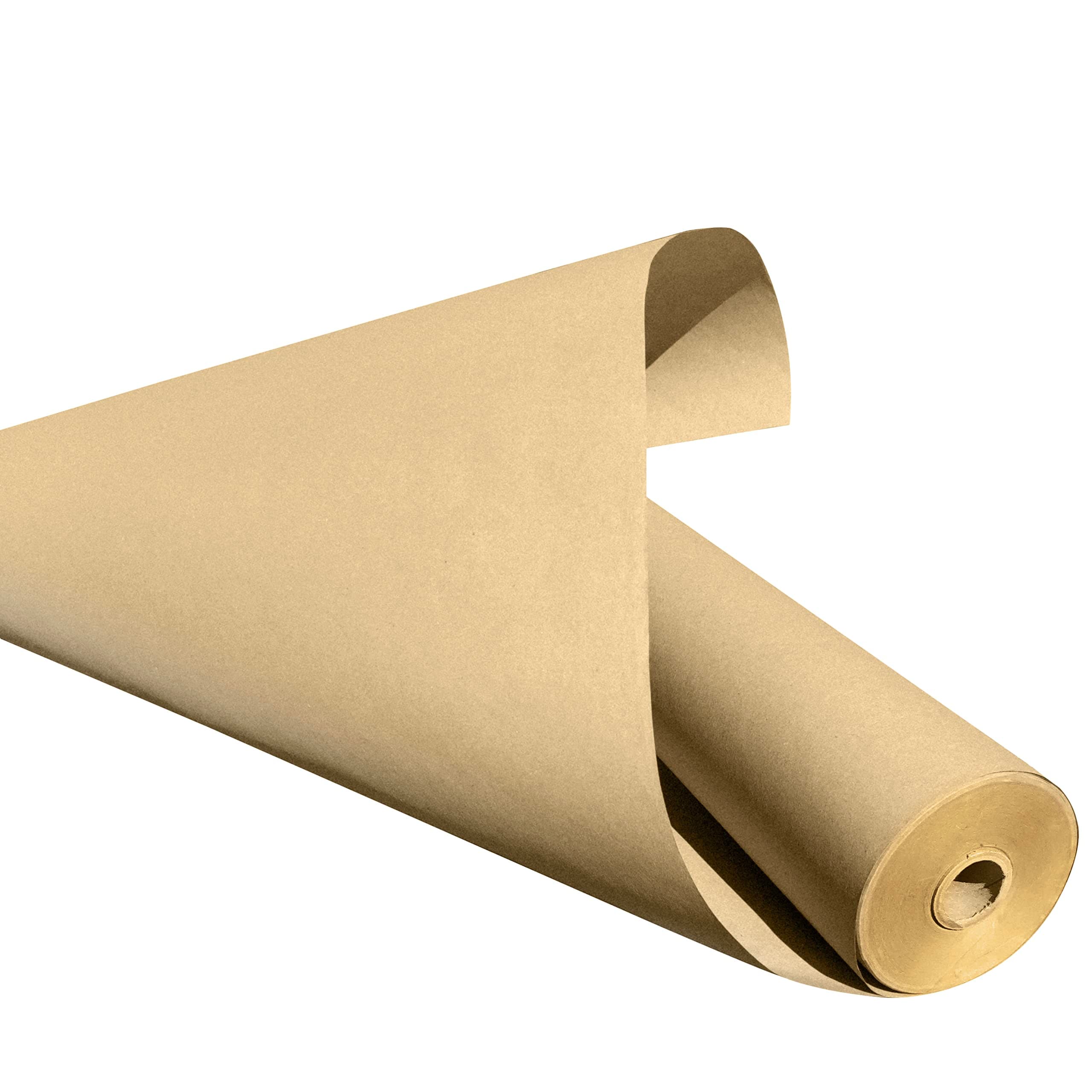 American Made 100% Recycled Brown Kraft Paper Roll 17.50" x 1800" (150 feet), Multipurpose Arts & Crafts, Gift Wrapping, Packing and Shipping, Table Runner