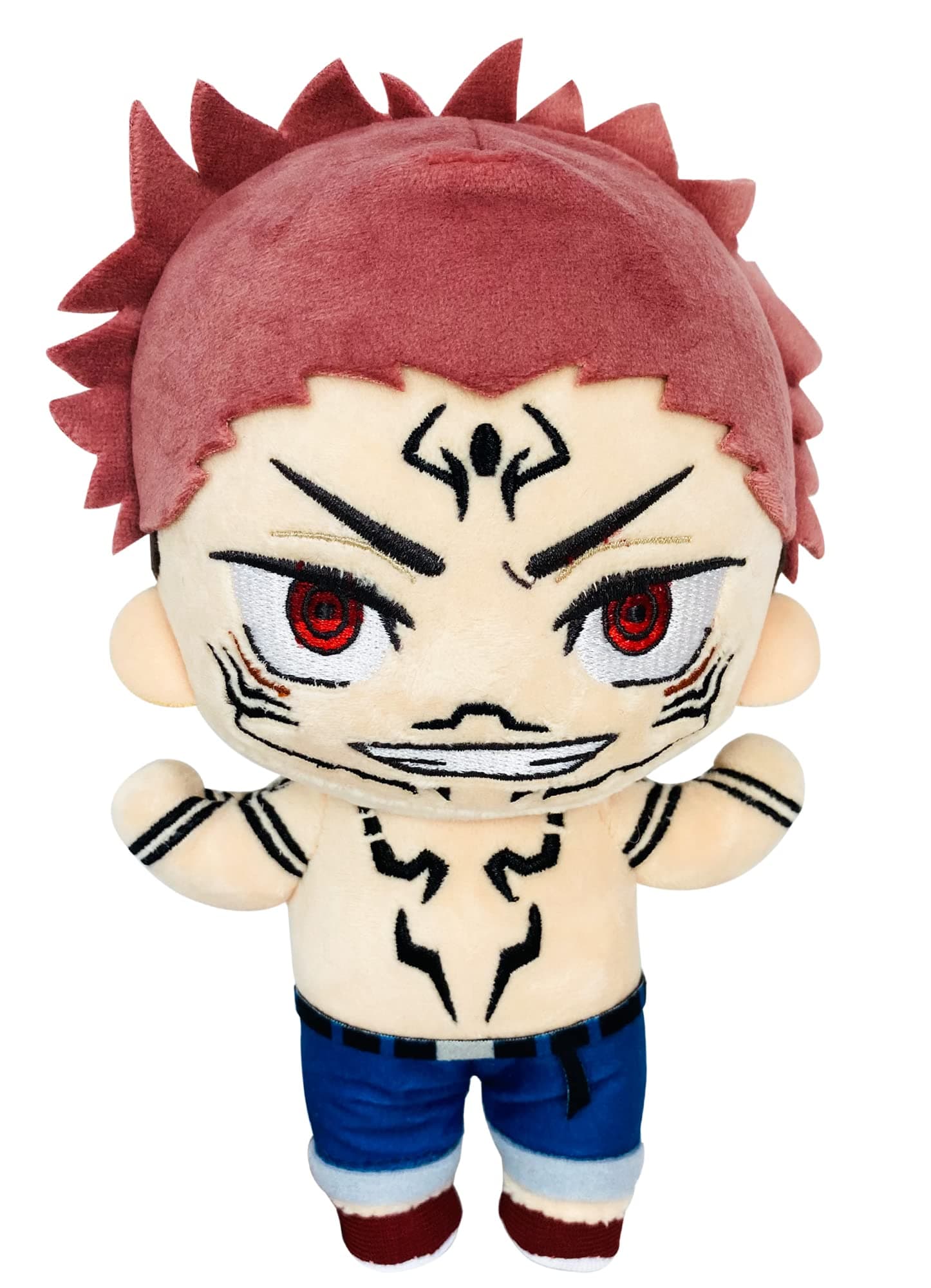 Great Eastern Entertainment Jujutsu Kaisen - Yuji Itadori (Sukuna Ver) Plush 8" H