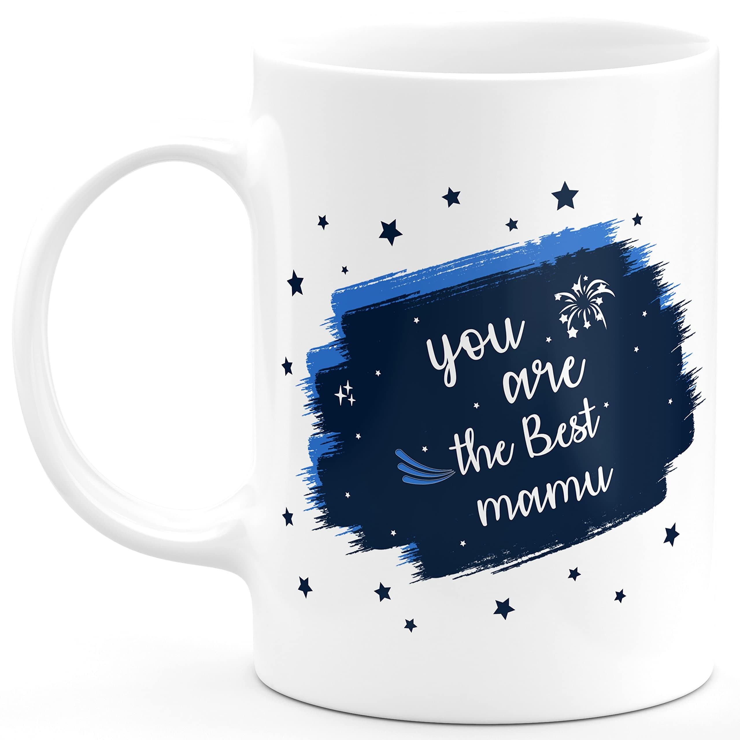 TrendoPrint You are The Best Mamu Printed Ceramic Coffee Mug (White -11 oz) Best Happy Anniversary & Happy Birthday Gift for Mamu Mama Ji/Maternal Uncle_(FAM-34)