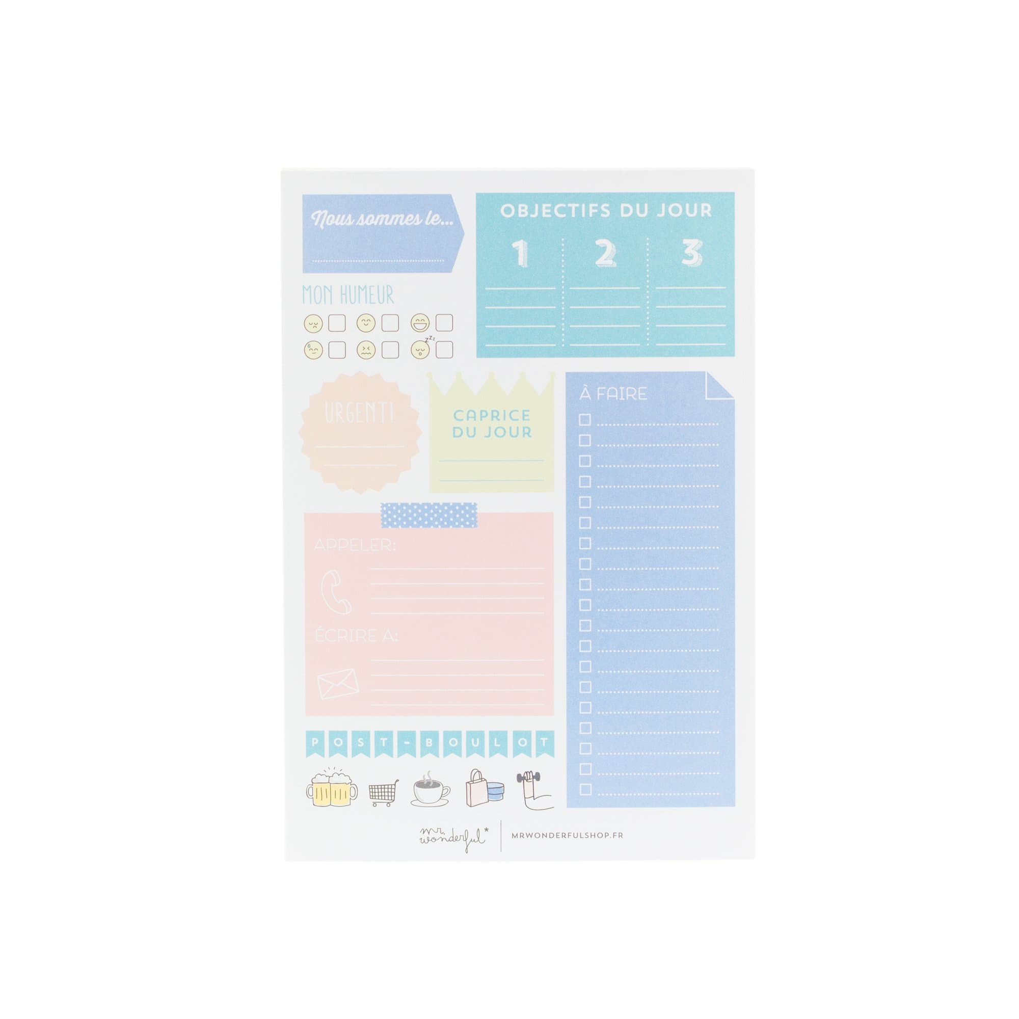 Mr. Wonderful woa00924 – bloc-Agenda