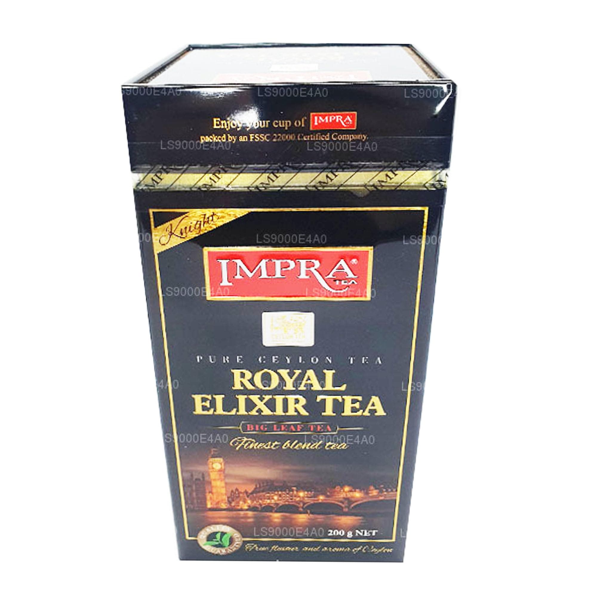 Royal Knight Black Ceylon Tea Elixir in Metal Tin by Impra